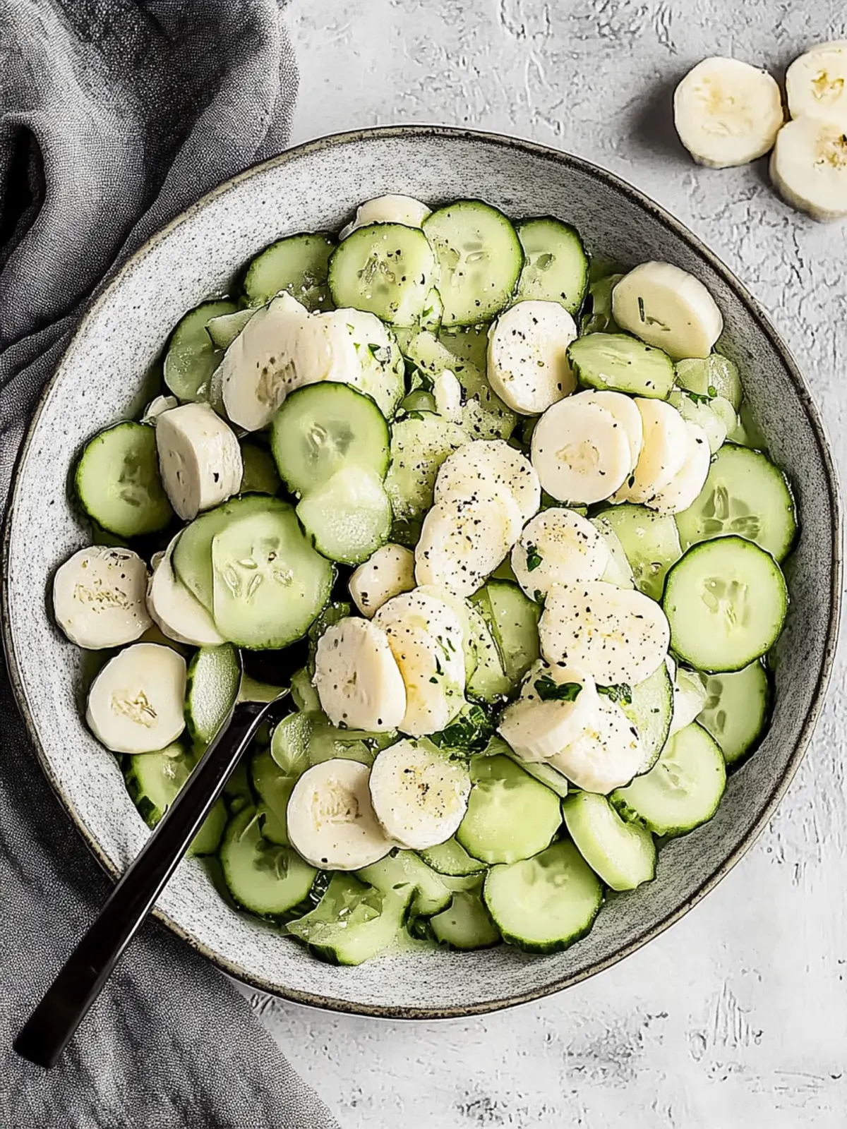 Crisp Cucumber Salad with Hearts of Palm for Refreshing Crunch 3 Cucumber Salad with Hearts of Palm