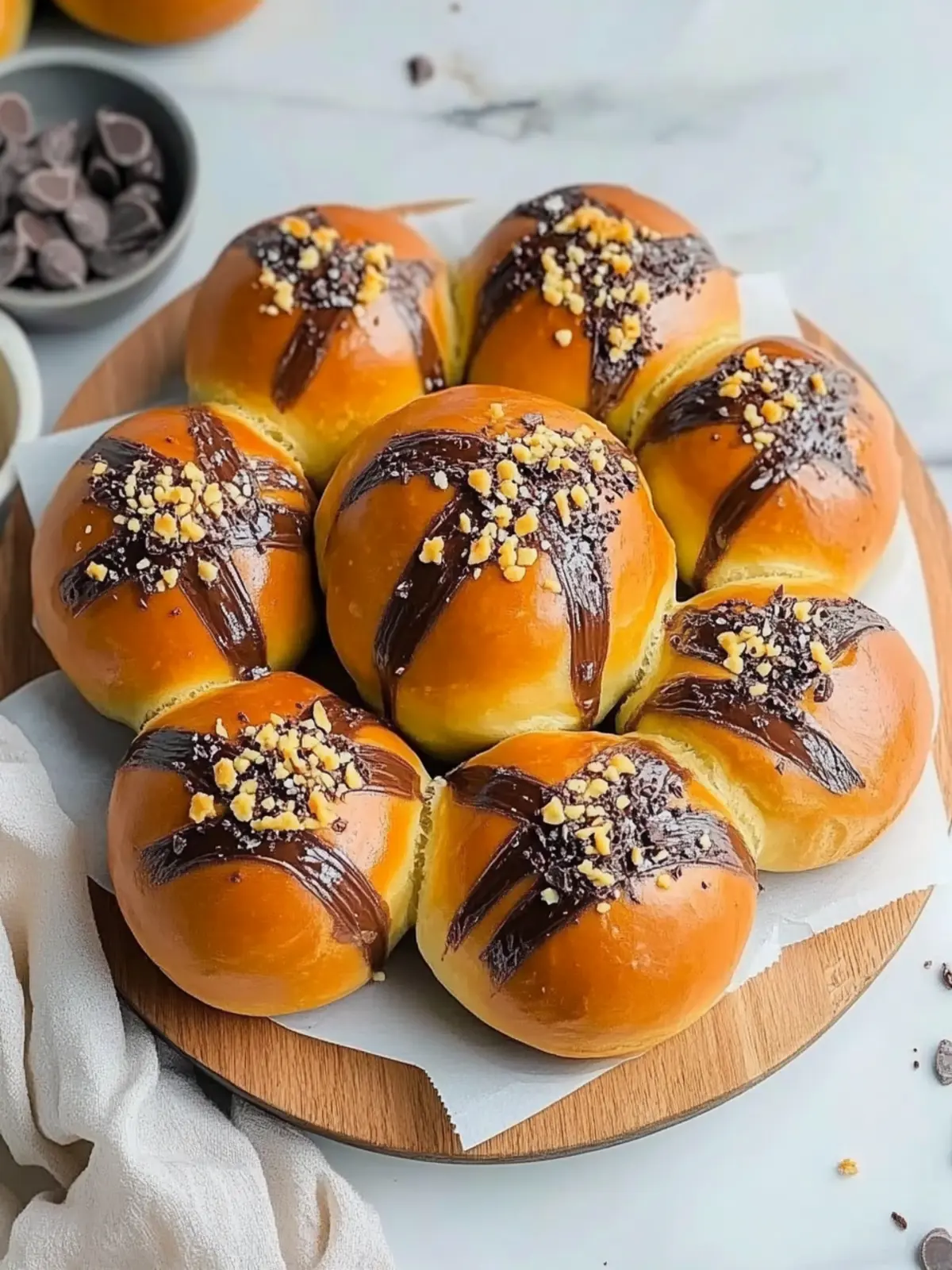 Indulge in Dubai Chocolate Brioche Buns with Pistachio Bliss 3 Dubai Chocolate Brioche Buns