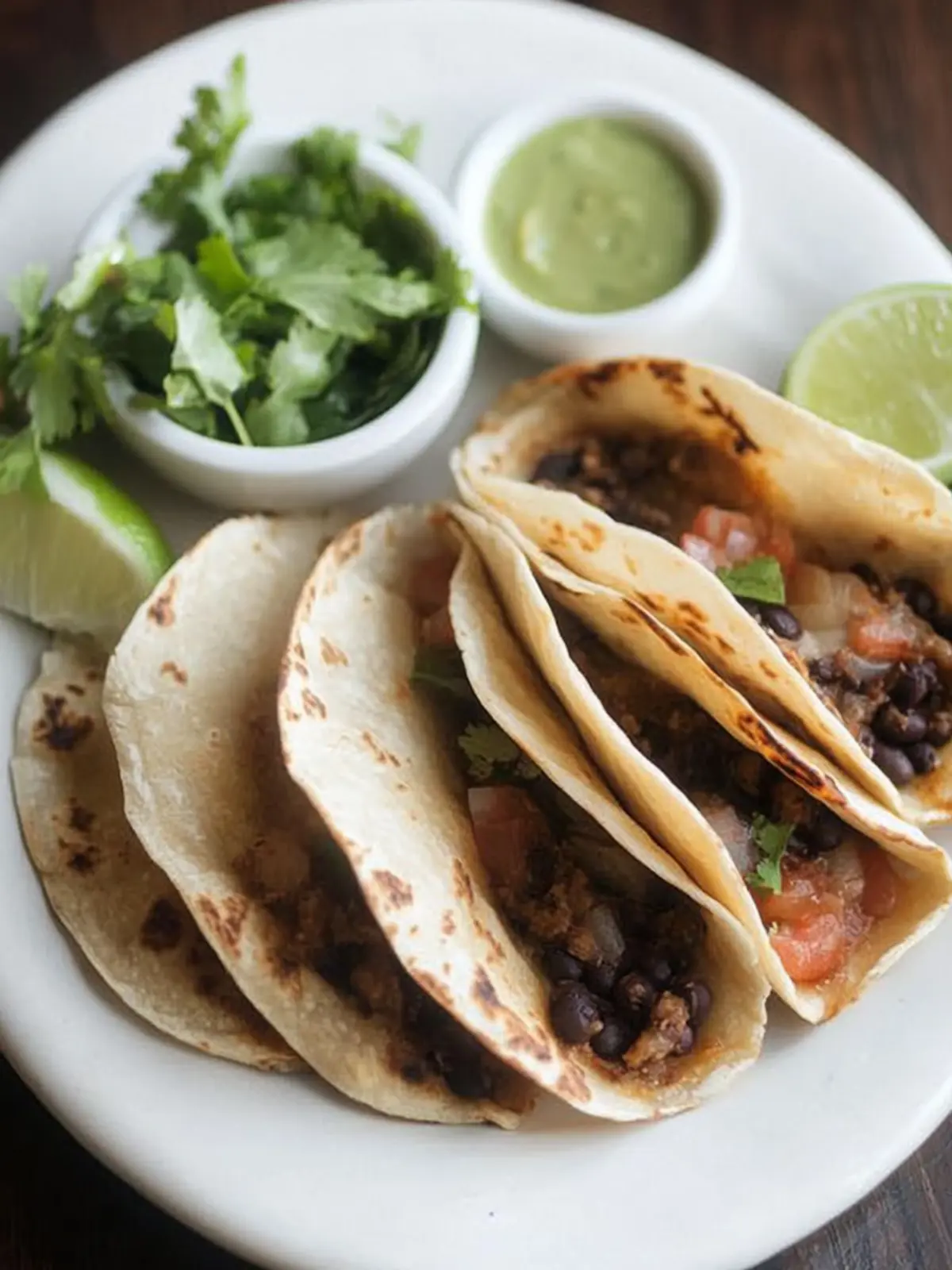 Savor Crunchy Black Bean Tacos in Just 30 Minutes! 4 crunchy black bean tacos