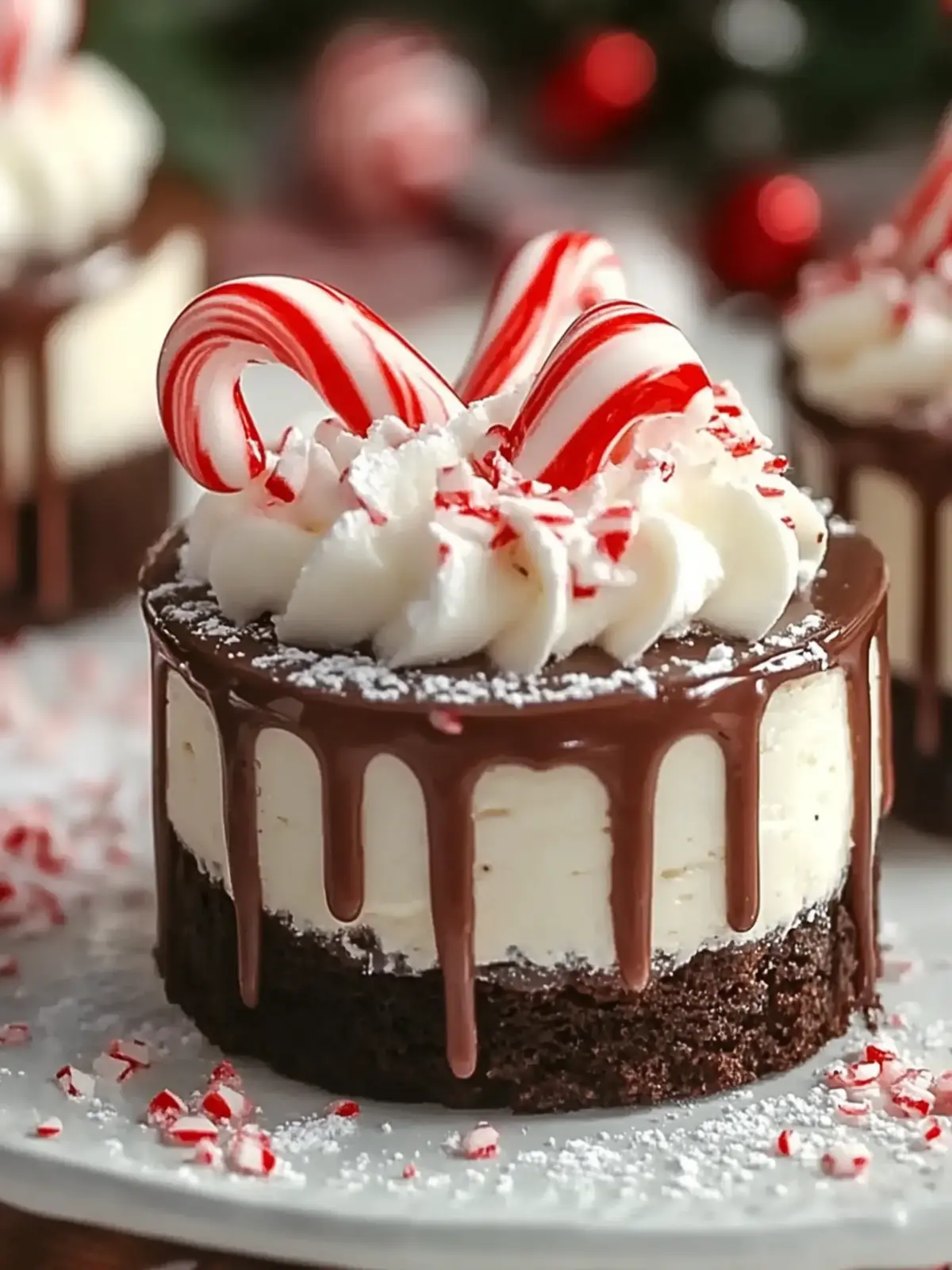 Decadent Hot Cocoa Peppermint Cheesecake Bites You’ll Love 5 Hot Cocoa Peppermint Cheesecake Bites
