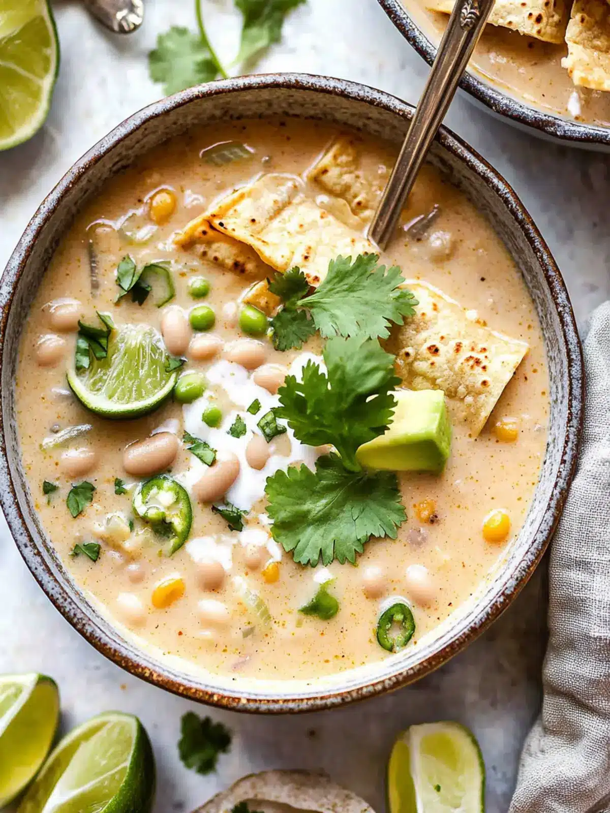 Delicious White Bean Enchilada Soup for Cozy Nights 4 White Bean Enchilada Soup