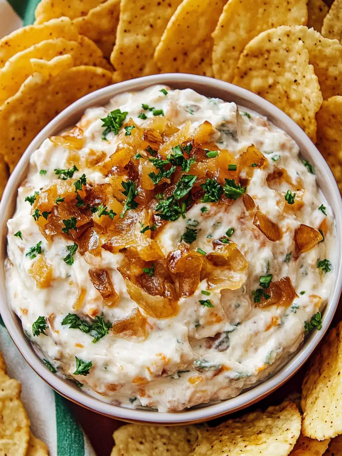 Smoked Gouda and Caramelized Onion Dip