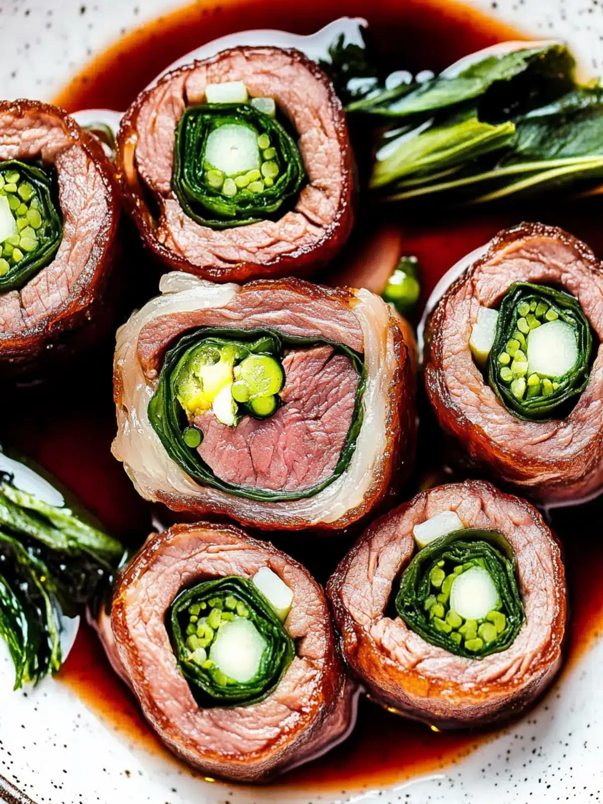 Savory Japanese Beef and Scallion Rolls Ready in 30 Minutes 3 Japanese Beef and Scallion Rolls