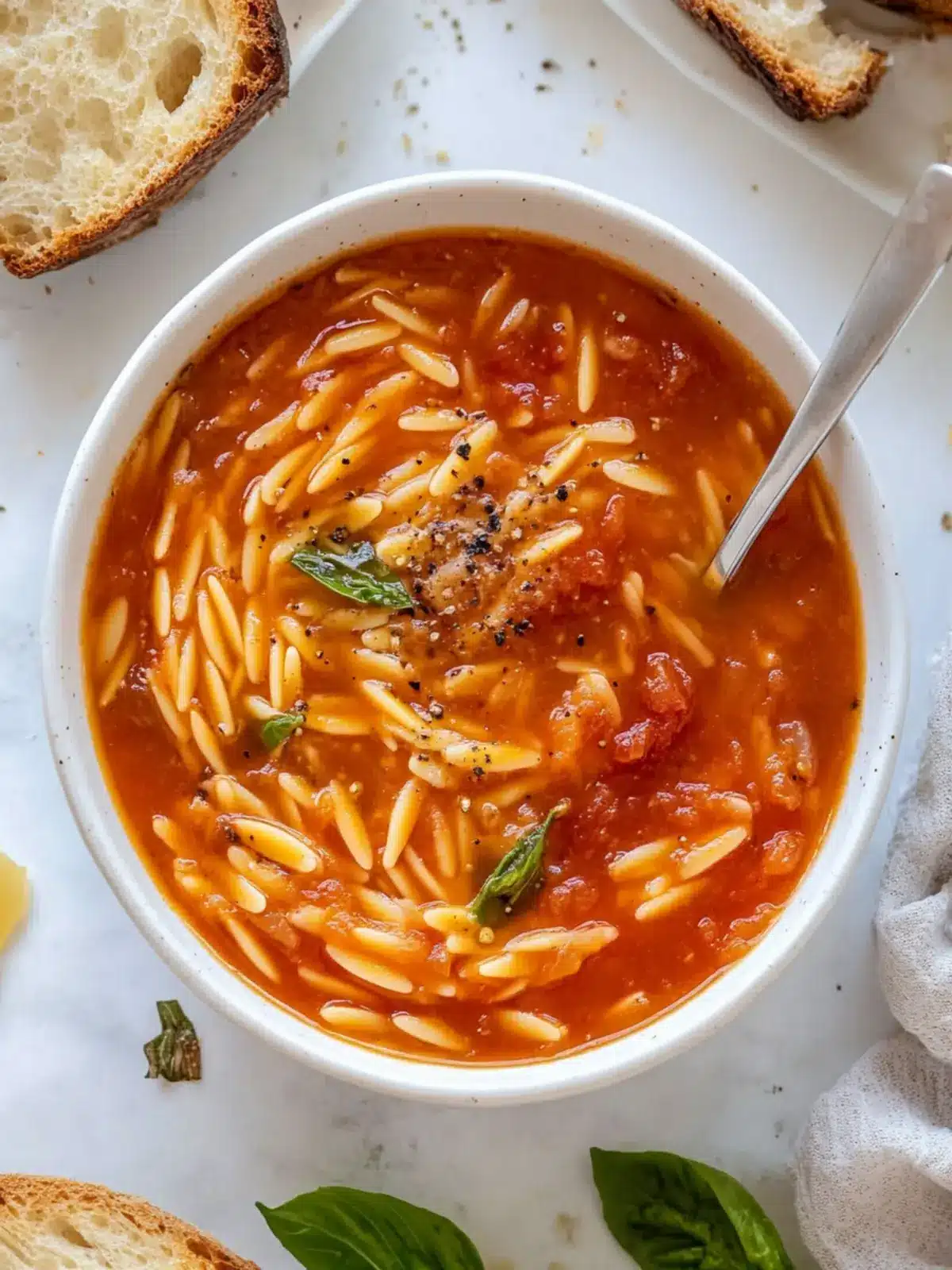 Tomato Orzo Soup