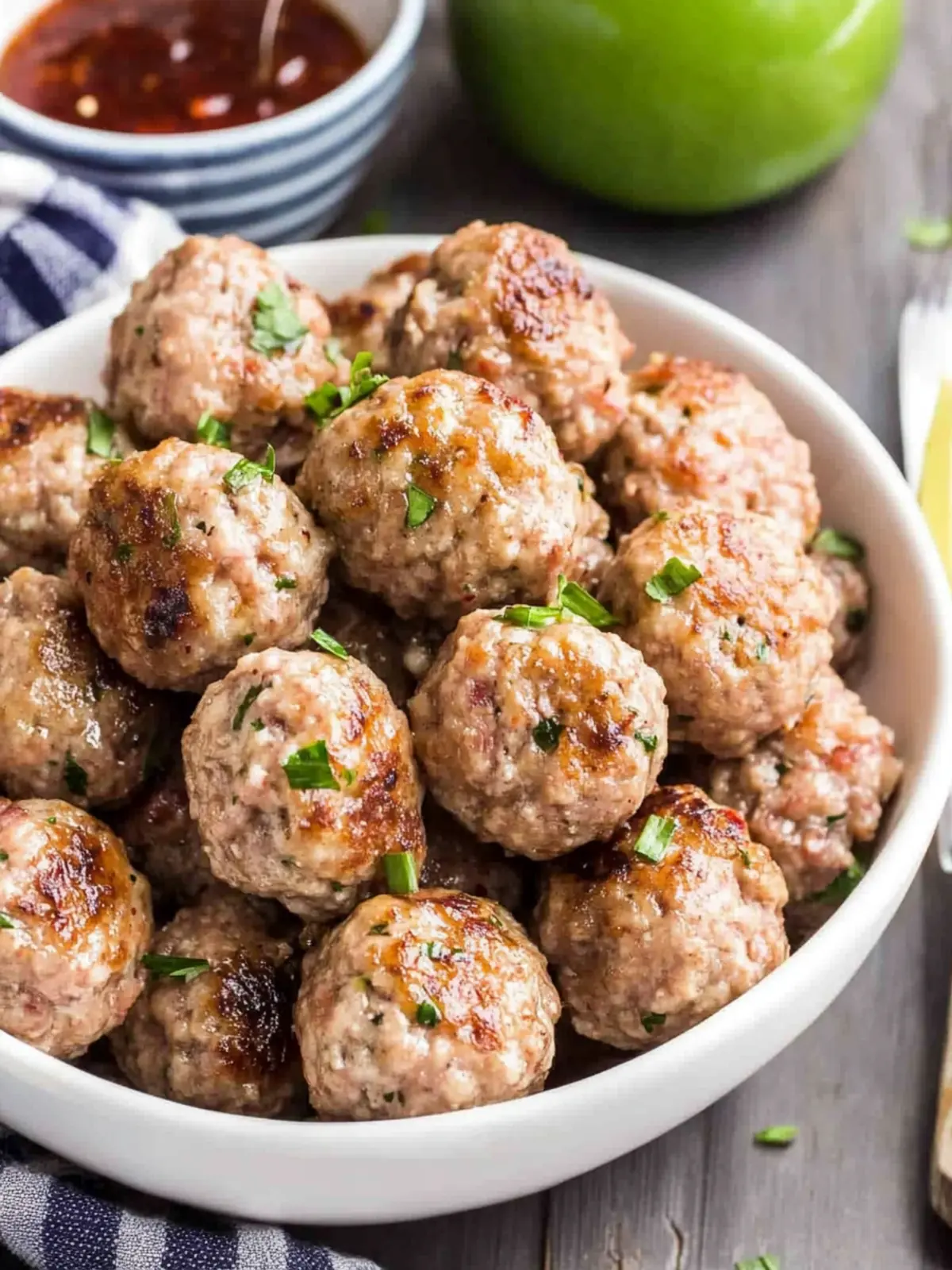 Savory Asian Pork and Shrimp Meatballs: A Flavorful Twist 4 Asian Pork and Shrimp Meatballs