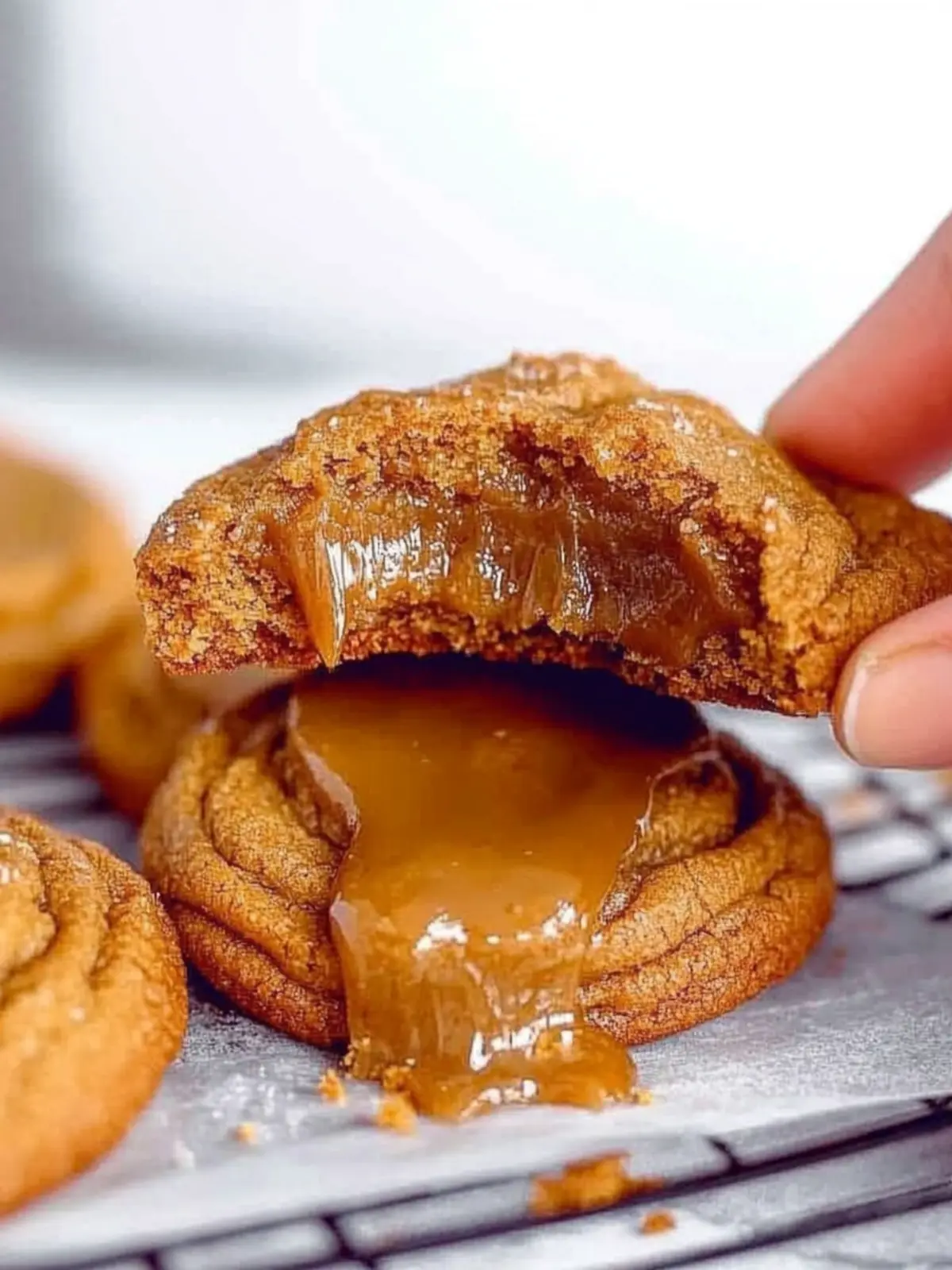 Indulge in Biscoff Cookie Butter Cookies with Lava Center 3 Biscoff Cookie Butter Cookies with Lava Center