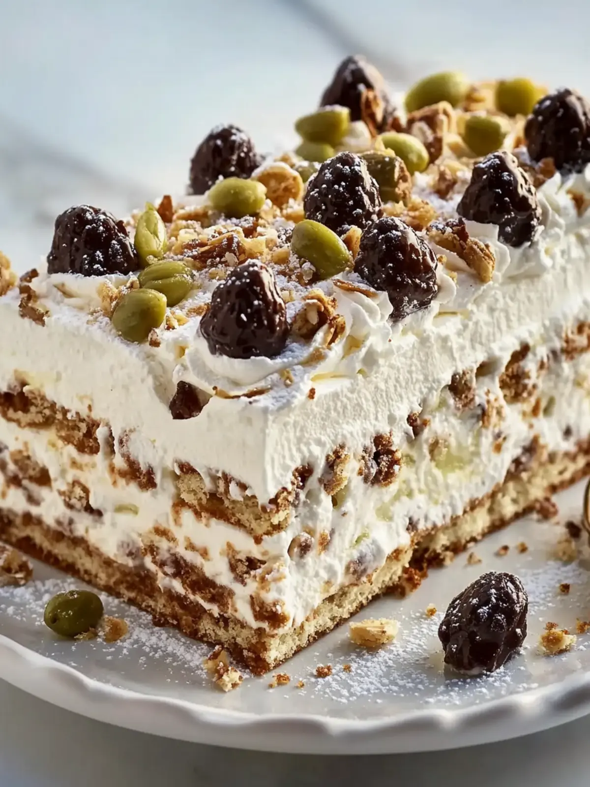 Decadent Mascarpone Ricotta Cannoli Icebox Cake Recipe 2 Mascarpone Ricotta Cannoli Icebox Cake