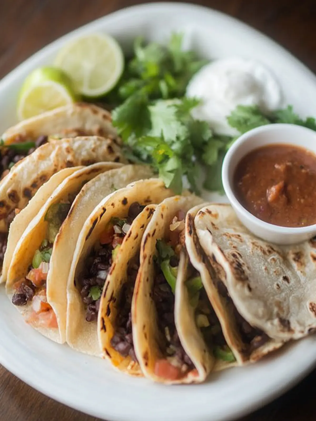 Savor Crunchy Black Bean Tacos in Just 30 Minutes! 2 crunchy black bean tacos