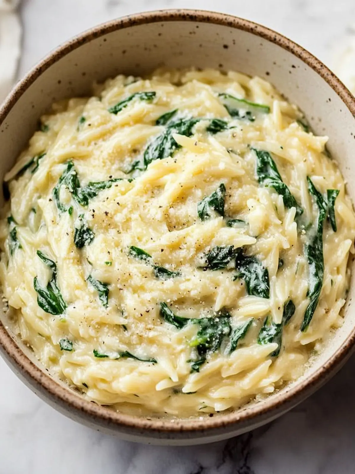 Creamy Garlic Spinach Orzo: A Cozy Dinner Delight 5 Creamy Garlic Spinach Orzo