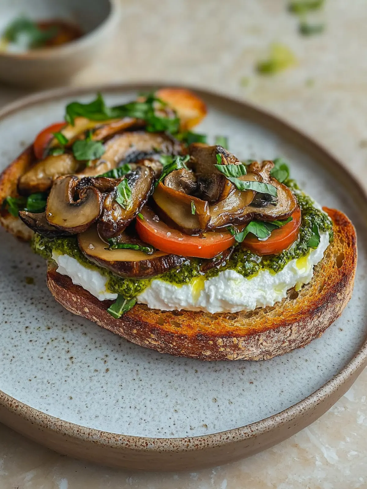 Mouthwatering Mushroom Pesto Sandwich That Brightens Lunch 5 Mushroom Pesto Sandwich