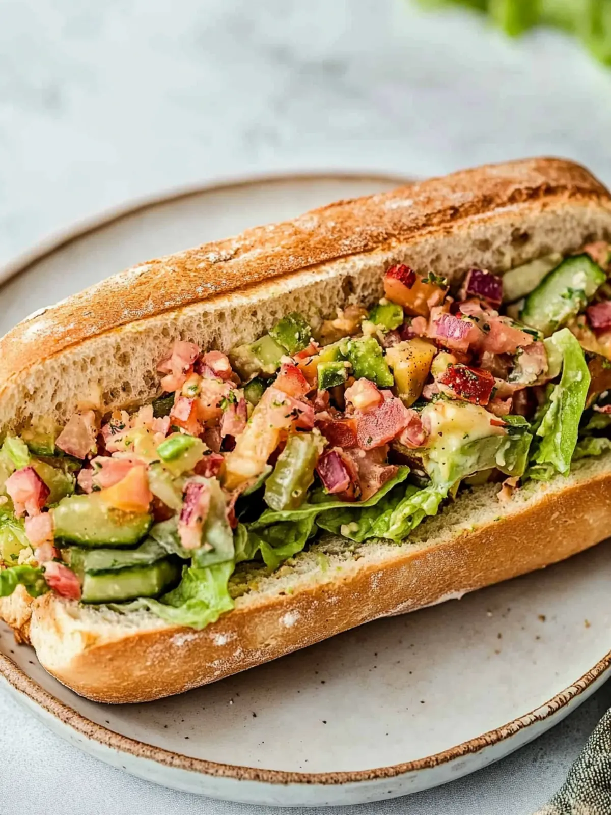 Chopped Veggie Sandwich Delight: Bold Flavors in Every Bite 5 Chopped Veggie Sandwich