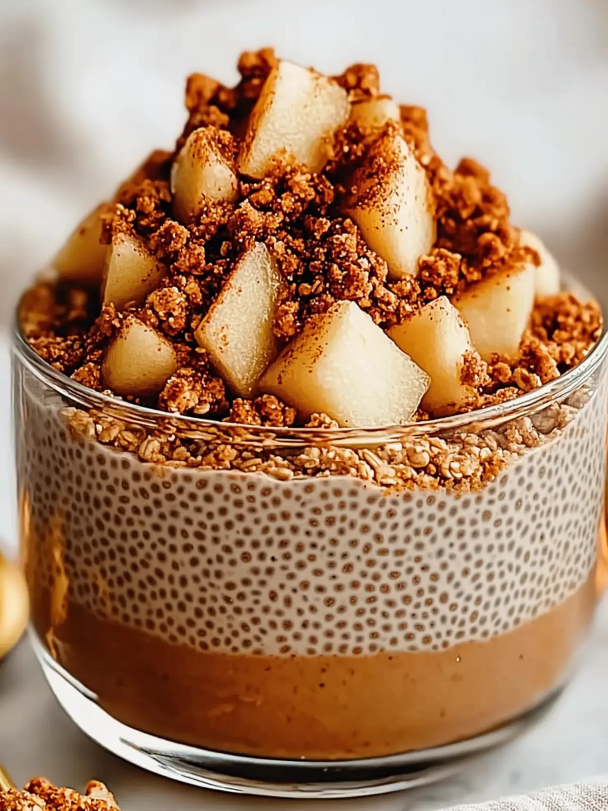 Apple Crumble Chia Pudding