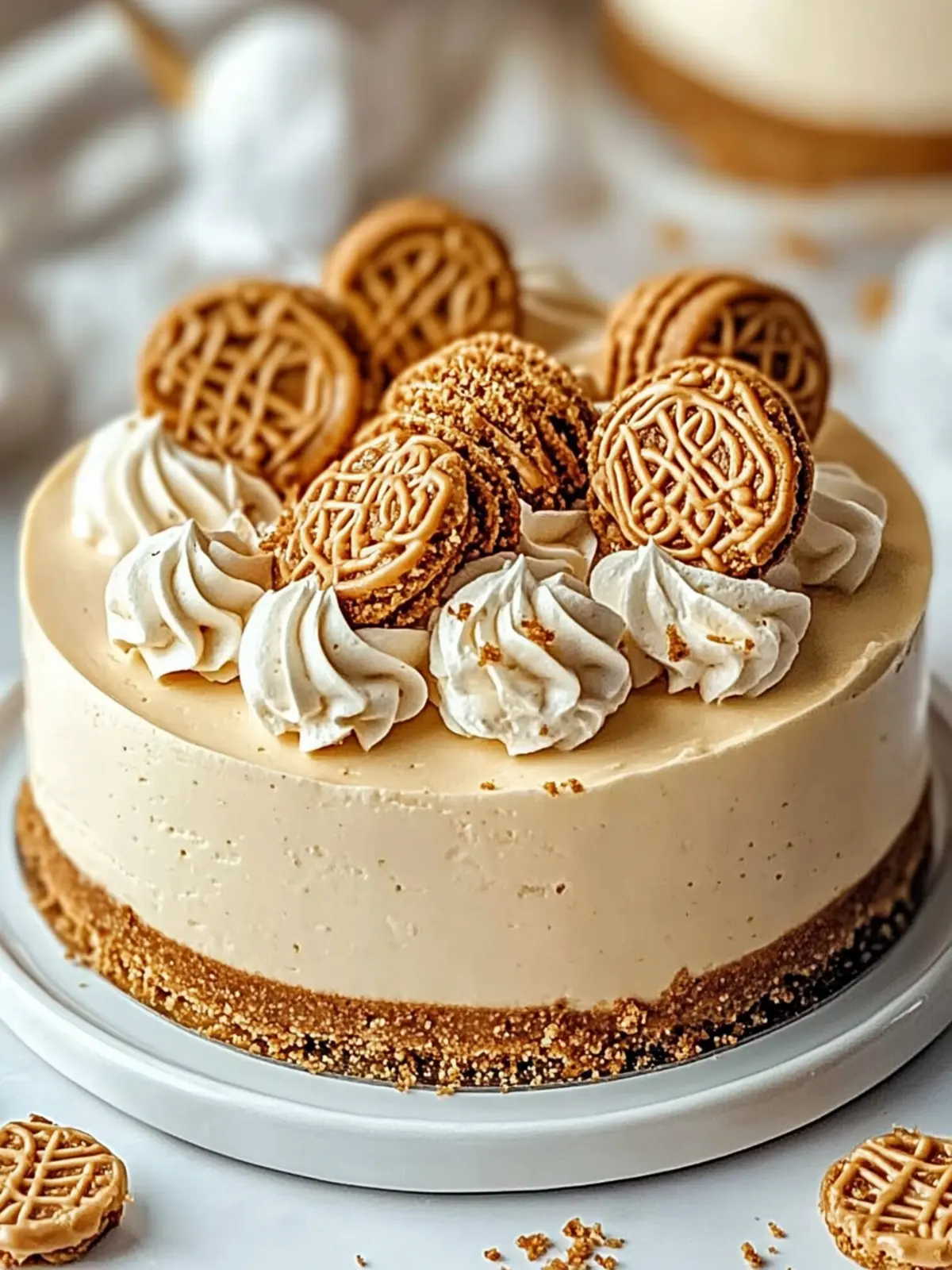 Irresistible Biscoff Cookie Butter Cheesecake Recipe You’ll Love 2 Biscoff Cookie Butter Cheesecake