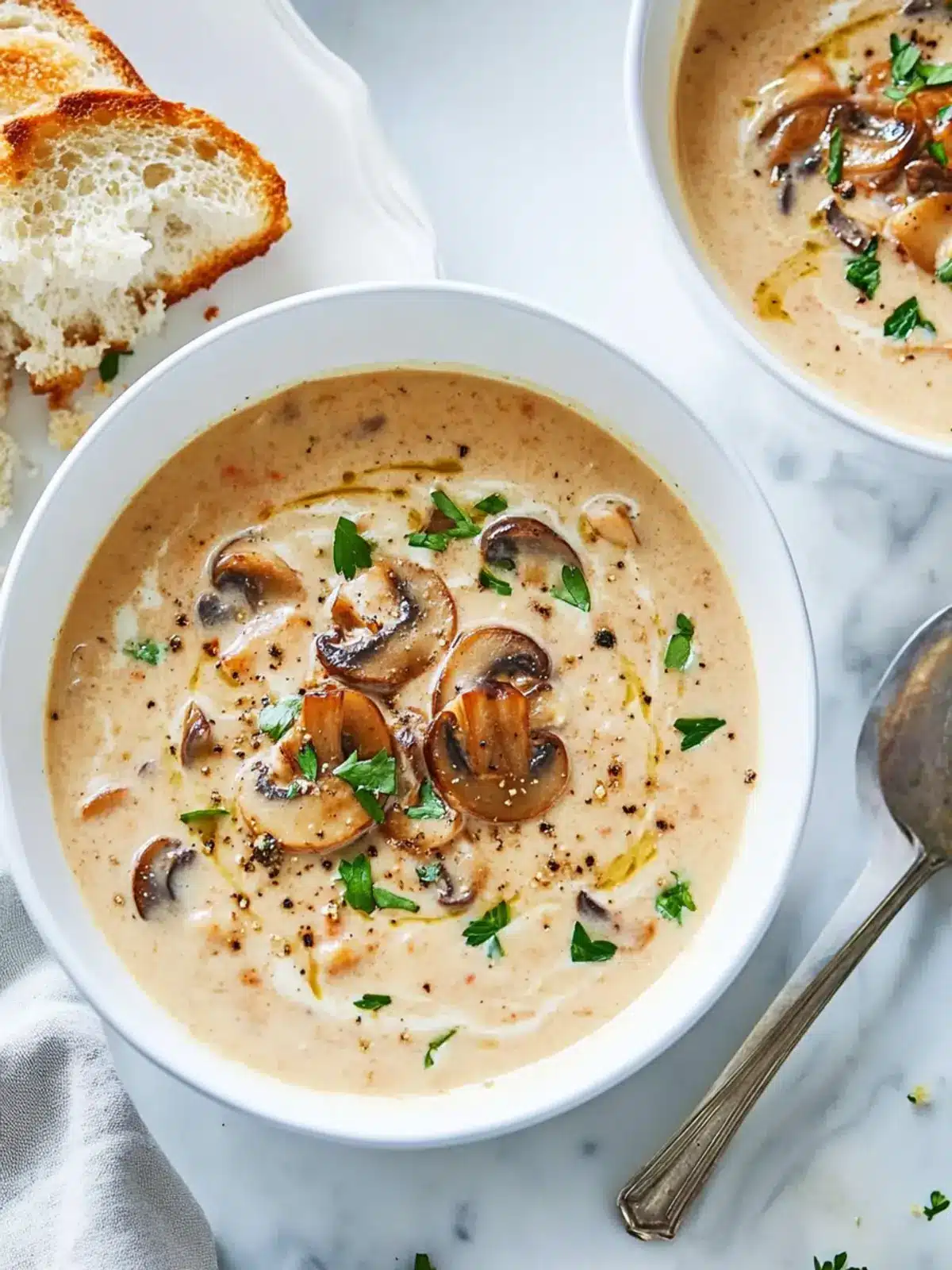 Creamy Cottage Cheese Mushroom Soup for Cozy Comfort 2 Cottage Cheese Mushroom Soup