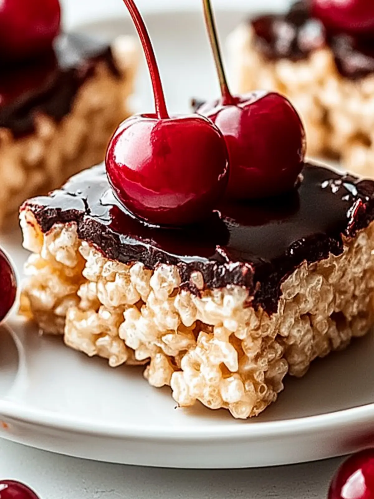 Cherry Rice Krispie Treats