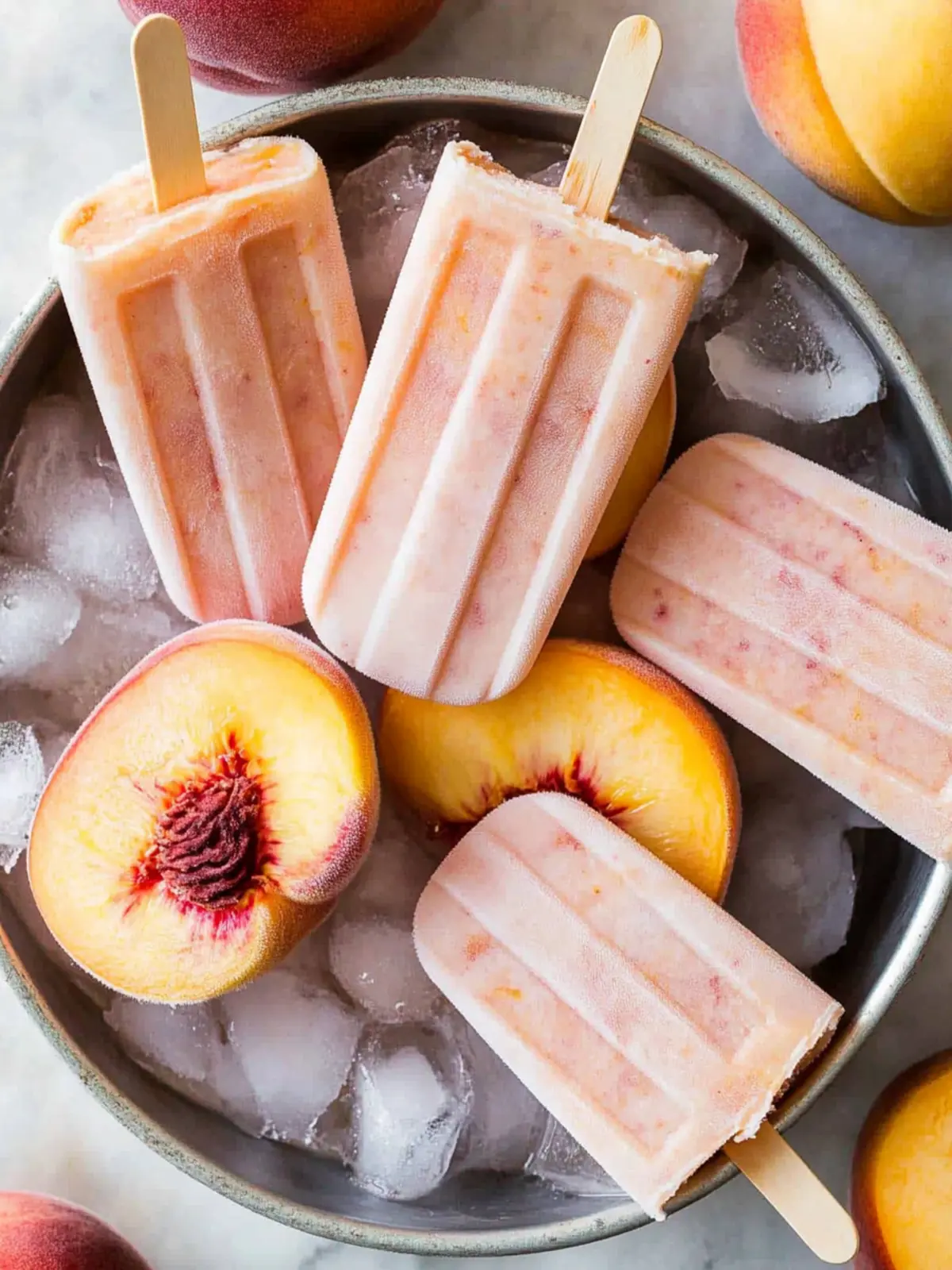 Homemade Fresh Peach Popsicles for a Sweet Summer Treat 3 Homemade Fresh Peach Popsicles