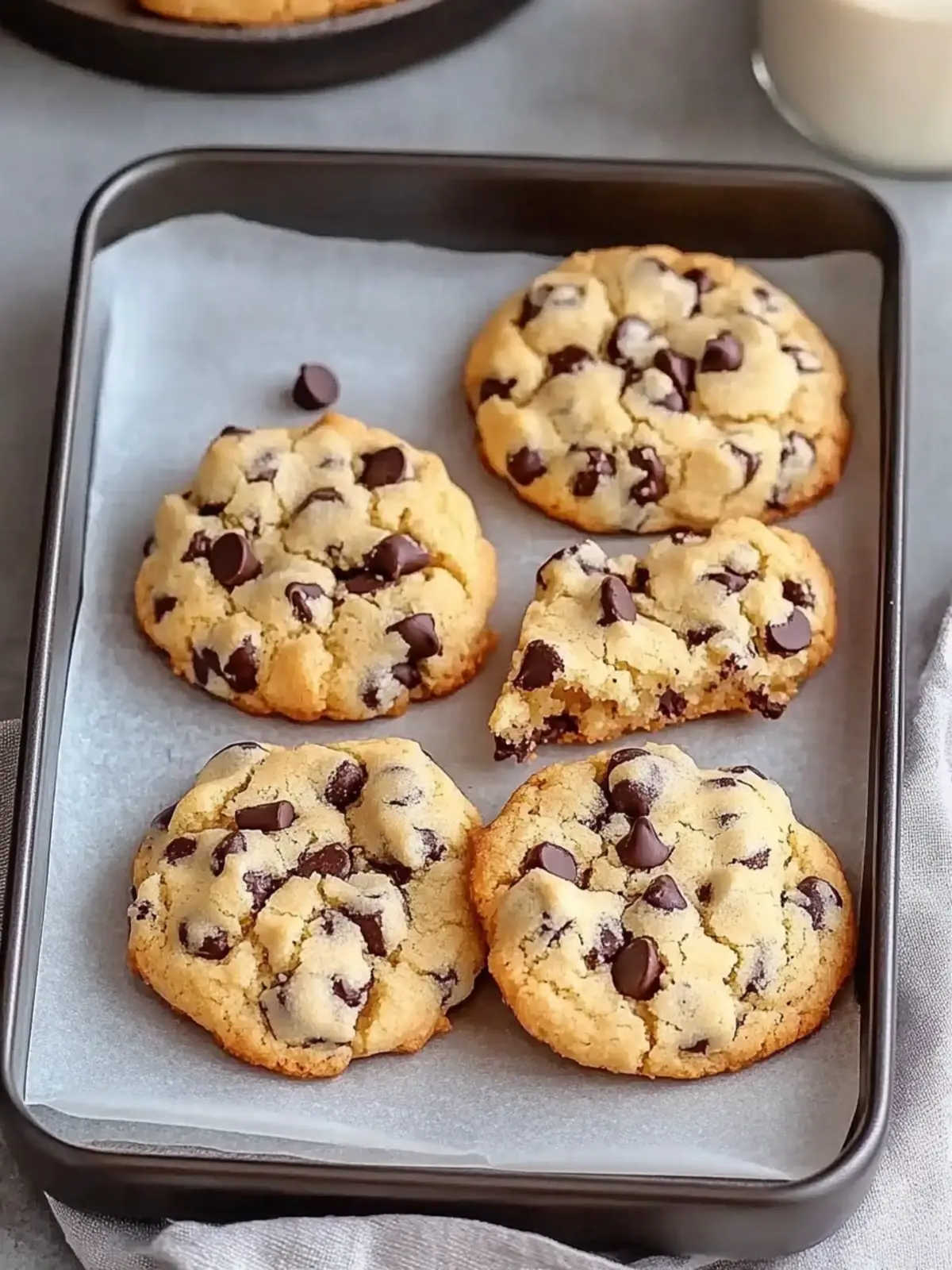 Sweet Chocolate Chip and Toffee Shortbread Cookies