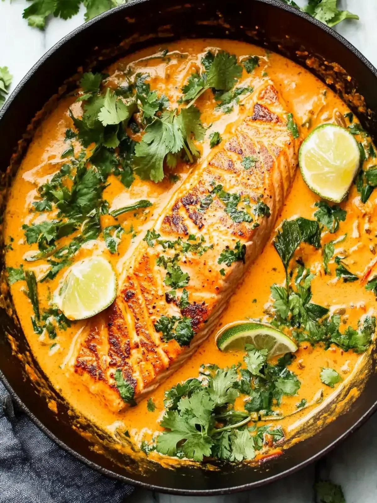 Salmon Coconut Curry