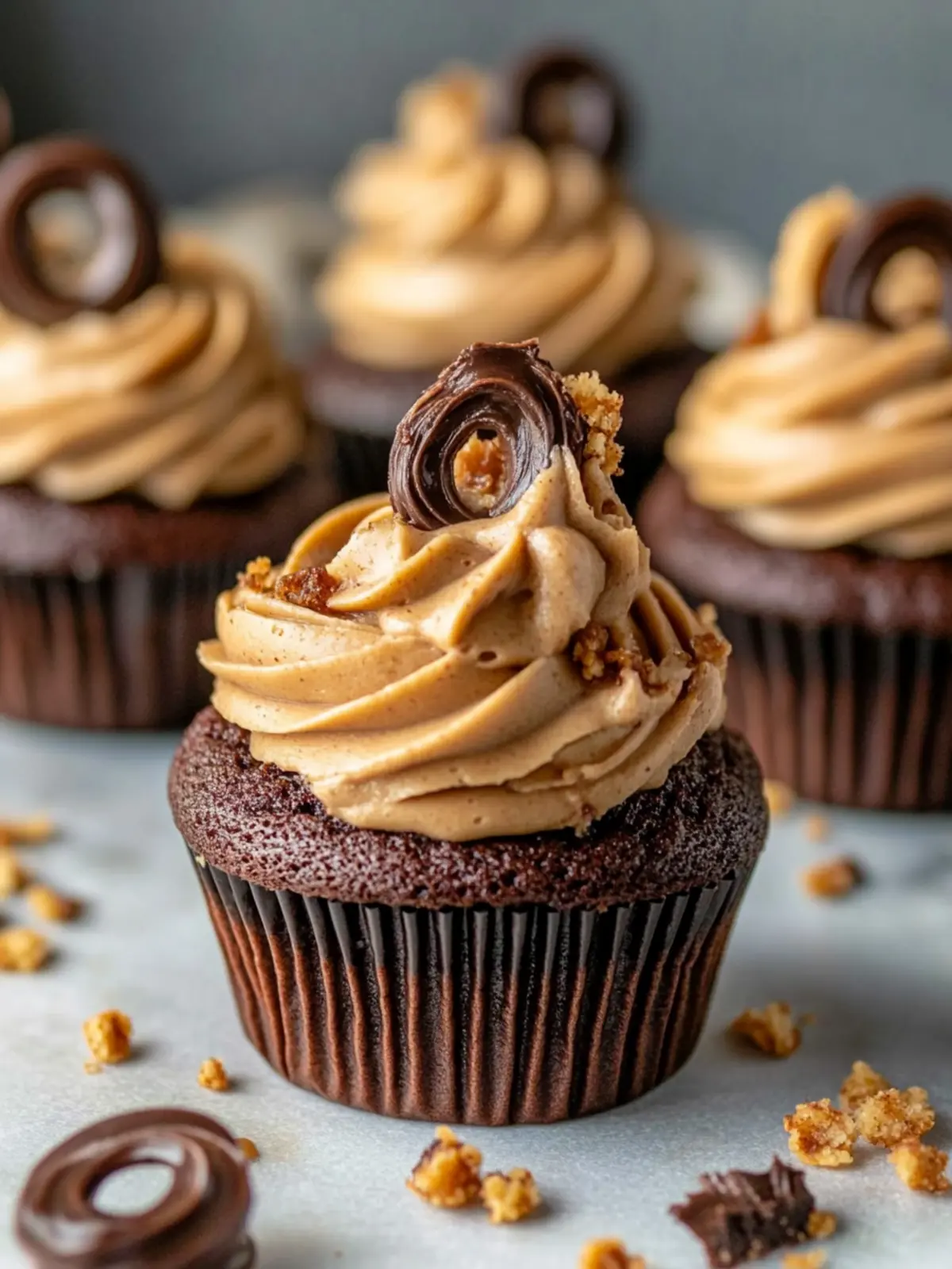 Indulge in Peanut Butter Lava Fudge Cupcakes Delight 3 Peanut Butter Lava Fudge Cupcakes