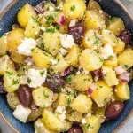 Delicious Greek Potato Salad with Feta, Olives & Zesty Vinaigrette 7 Greek Potato Salad with Feta, Olives & Zesty Herb Vinaigrette