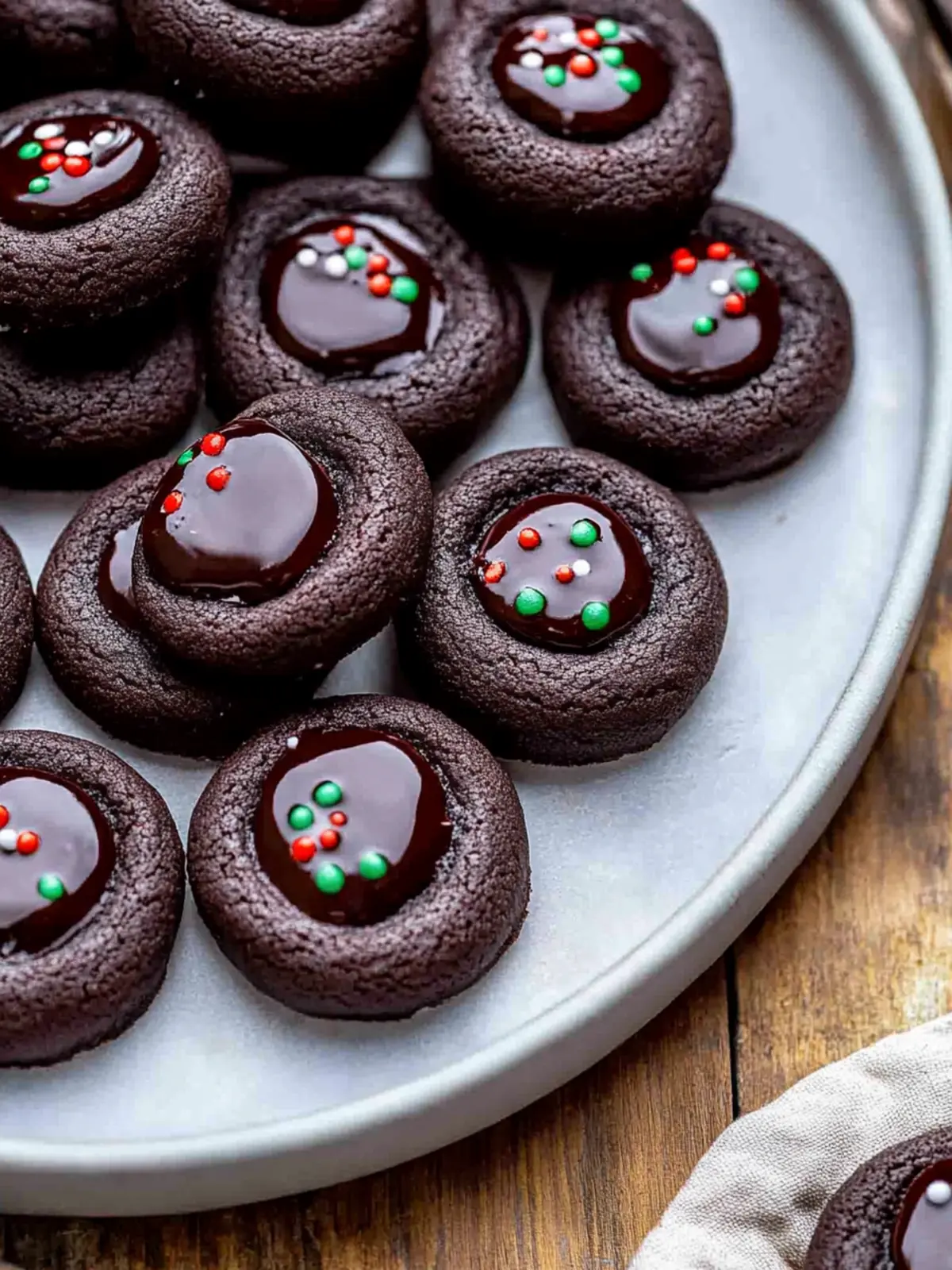 Decadent Chocolate Thumbprint Cookies You Can't Resist 2 Chocolate Thumbprint Cookies