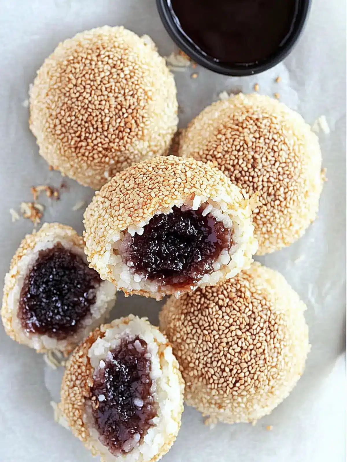 Delicious Sticky Rice Cake with Red Bean Paste Recipe to Savor 5 Sticky Rice Cake with Red Bean Paste
