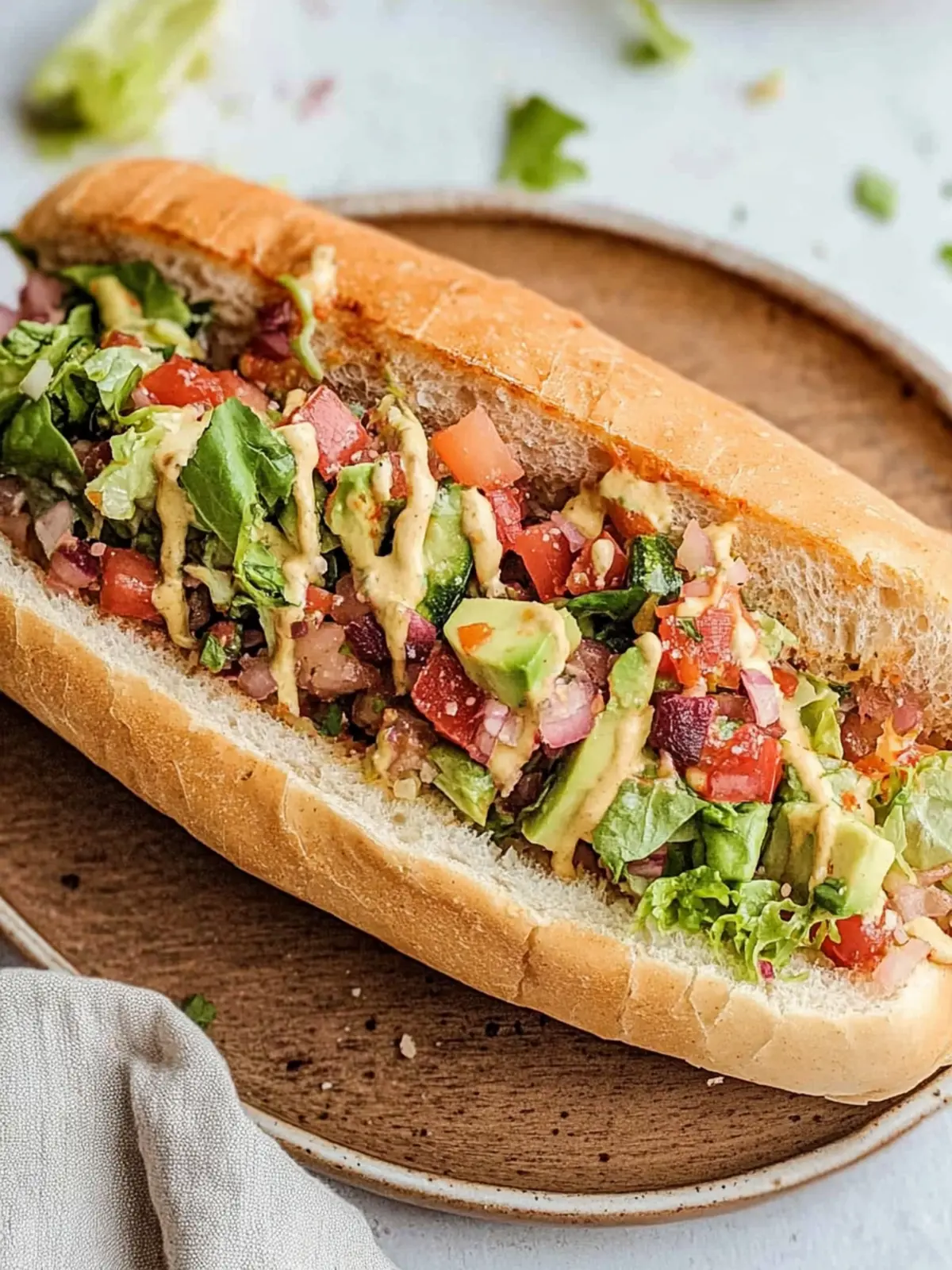Chopped Veggie Sandwich Delight: Bold Flavors in Every Bite 3 Chopped Veggie Sandwich