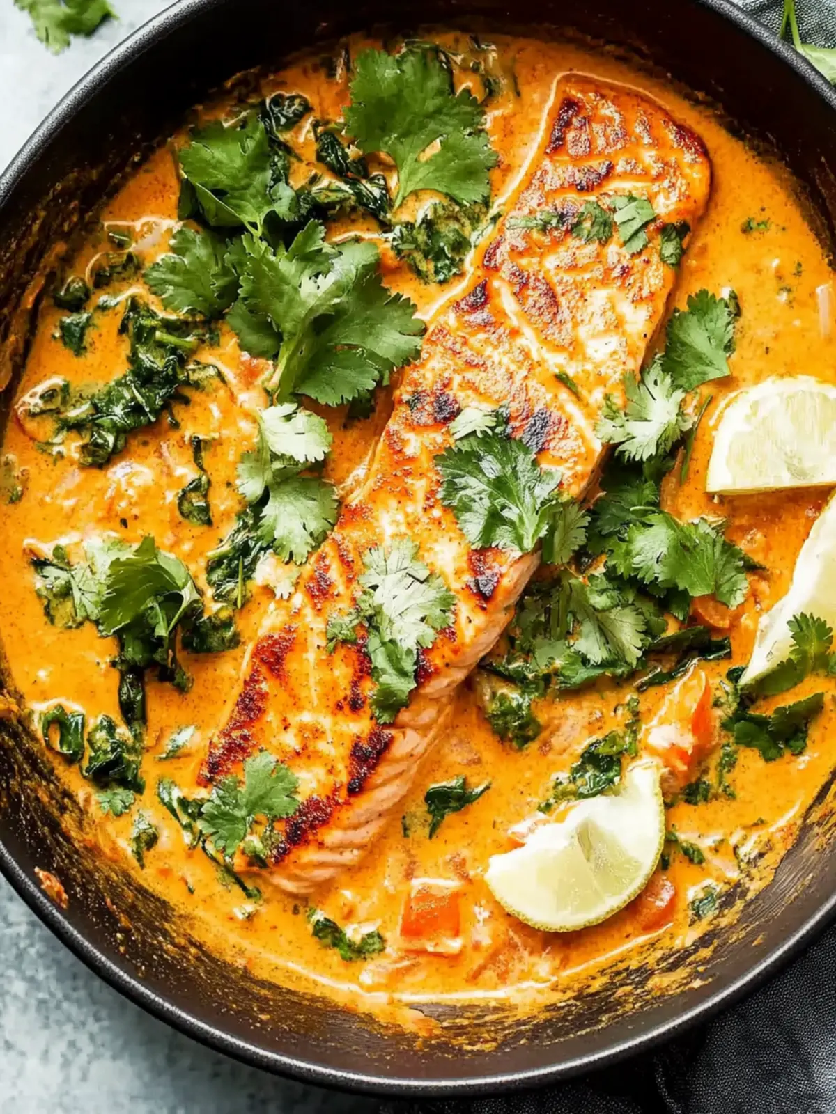 Salmon Coconut Curry