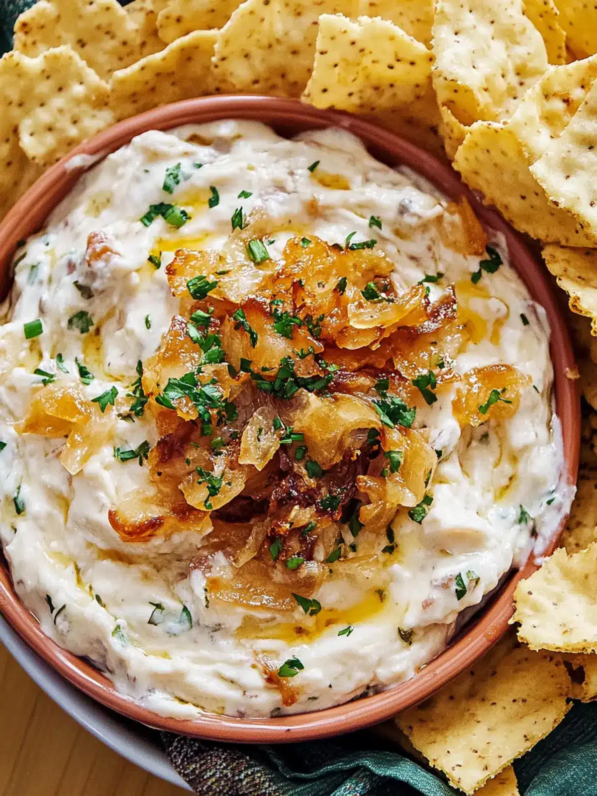 Smoked Gouda and Caramelized Onion Dip
