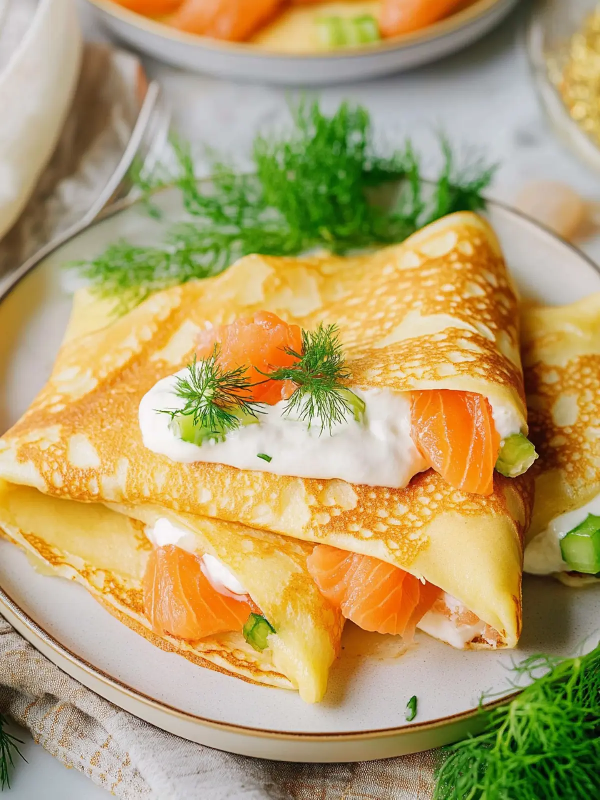 Delicious Smoked Salmon Crepes for a Gourmet Breakfast Treat 3 Smoked Salmon Crepes