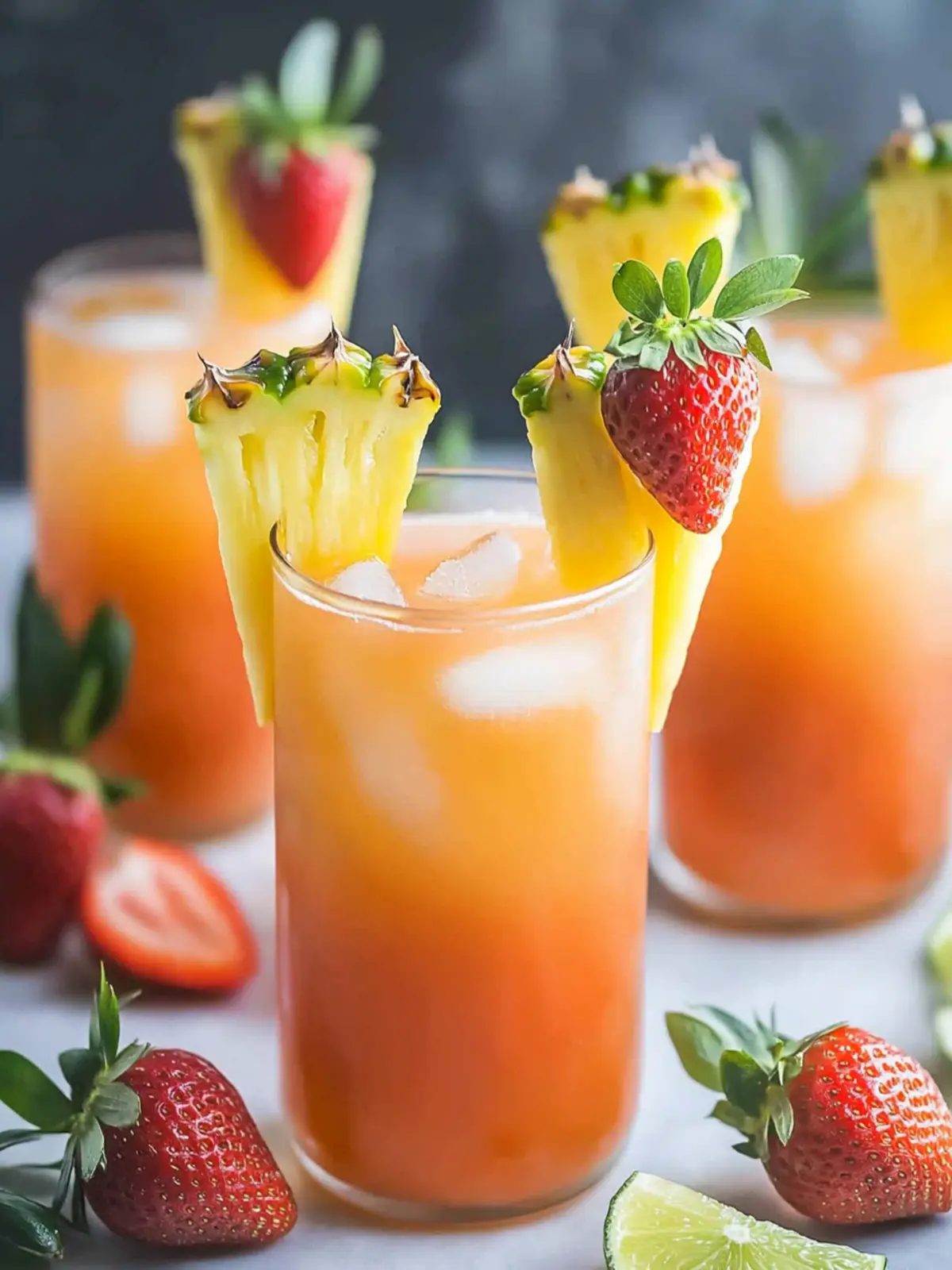 Delicious Pineapple Strawberry Agua Fresca You’ll Love 4 Pineapple Strawberry Agua Fresca