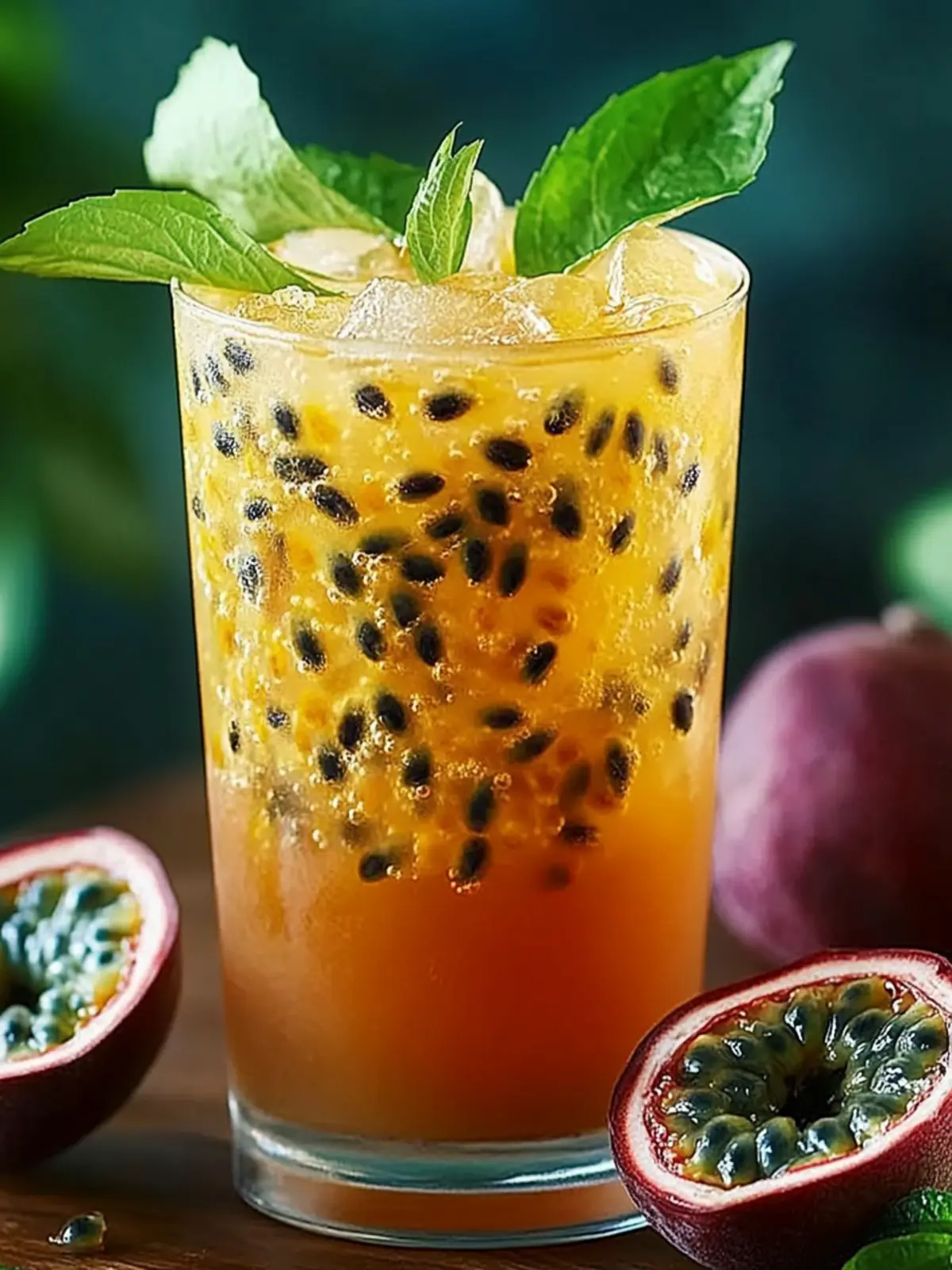 Delightful Passion Fruit Iced Tea for Refreshing Sips 4 Passion Fruit Iced Tea