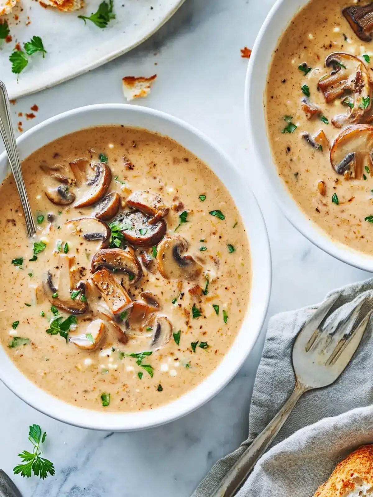 Creamy Cottage Cheese Mushroom Soup for Cozy Comfort 5 Cottage Cheese Mushroom Soup