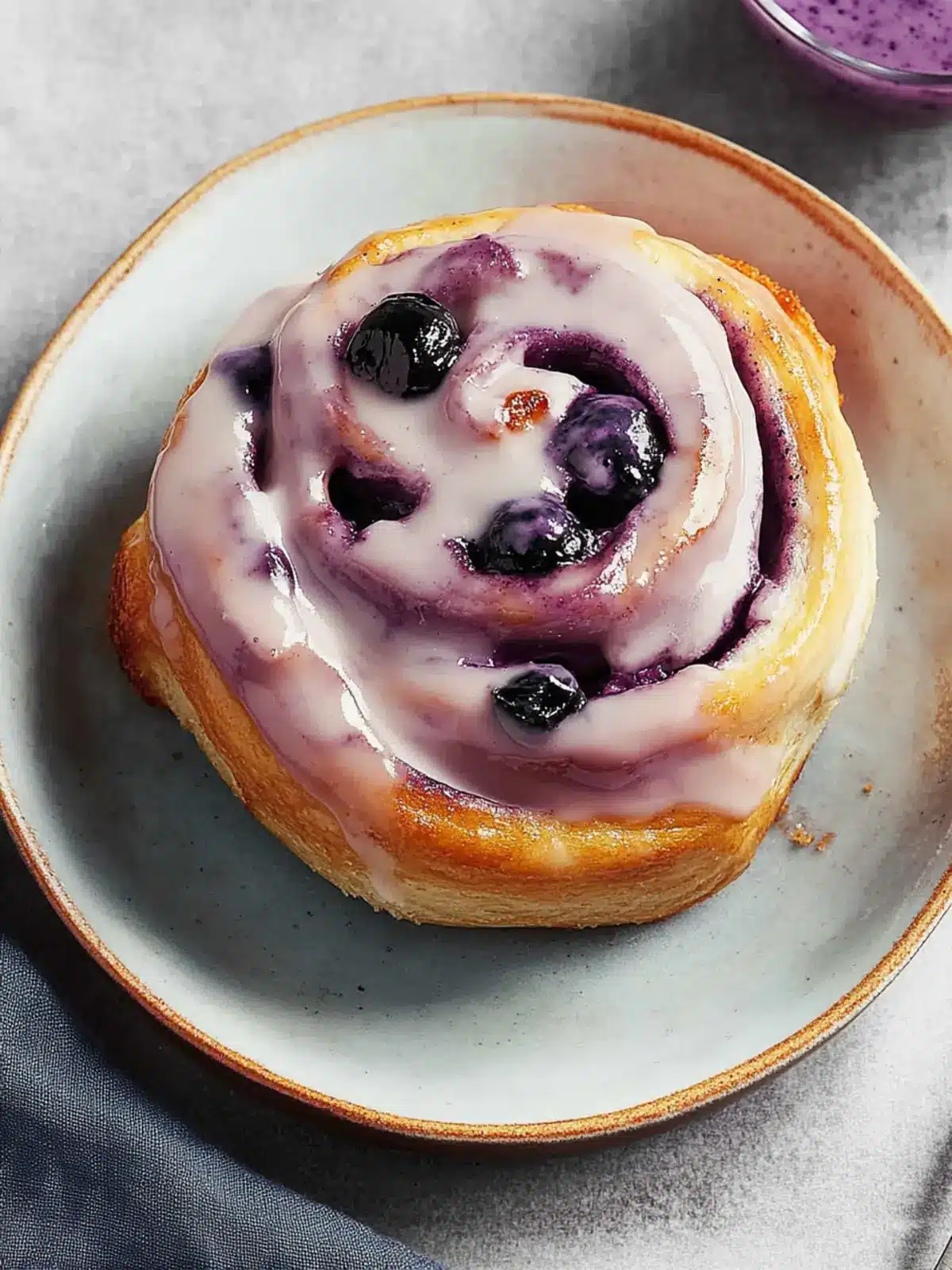 Blueberry Cinnamon Rolls