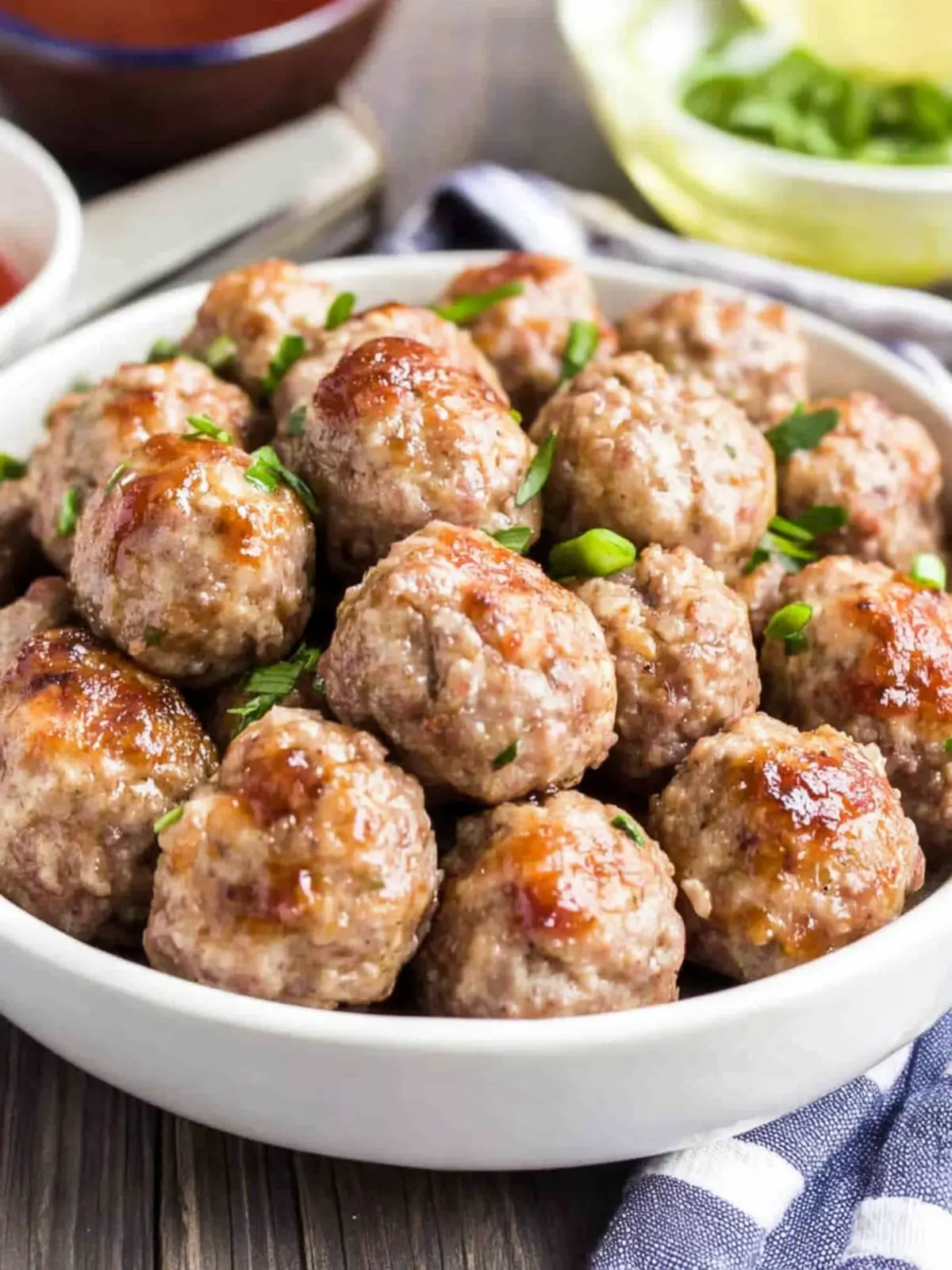 Savory Asian Pork and Shrimp Meatballs: A Flavorful Twist 3 Asian Pork and Shrimp Meatballs