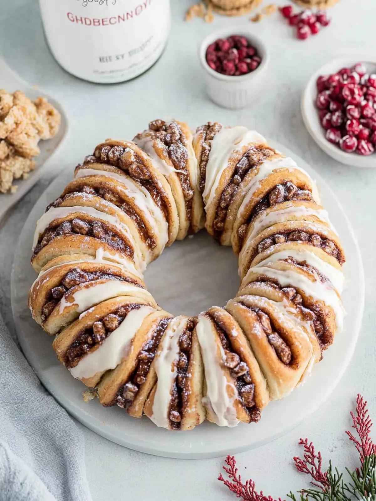 Delicious Gluten-Free Cinnamon Roll Wreath to Delight Everyone 3 Gluten-Free Cinnamon Roll Wreath