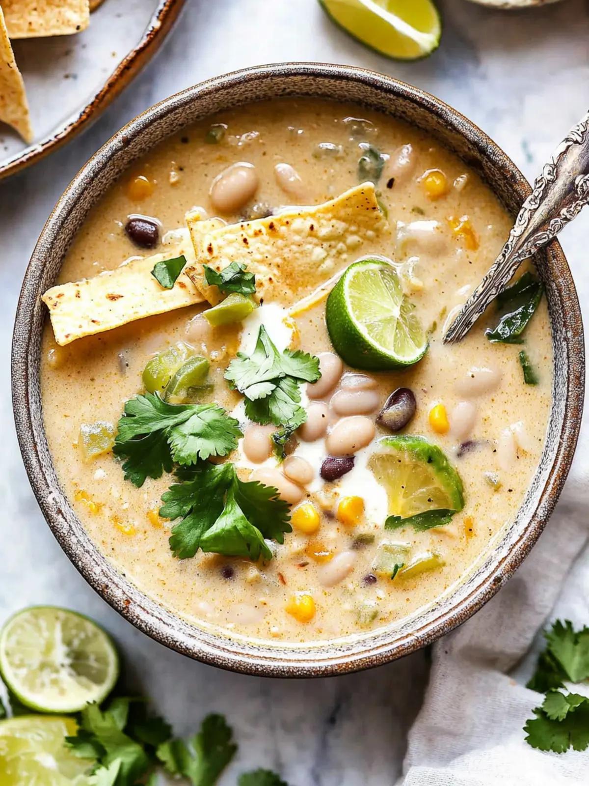 Delicious White Bean Enchilada Soup for Cozy Nights 2 White Bean Enchilada Soup