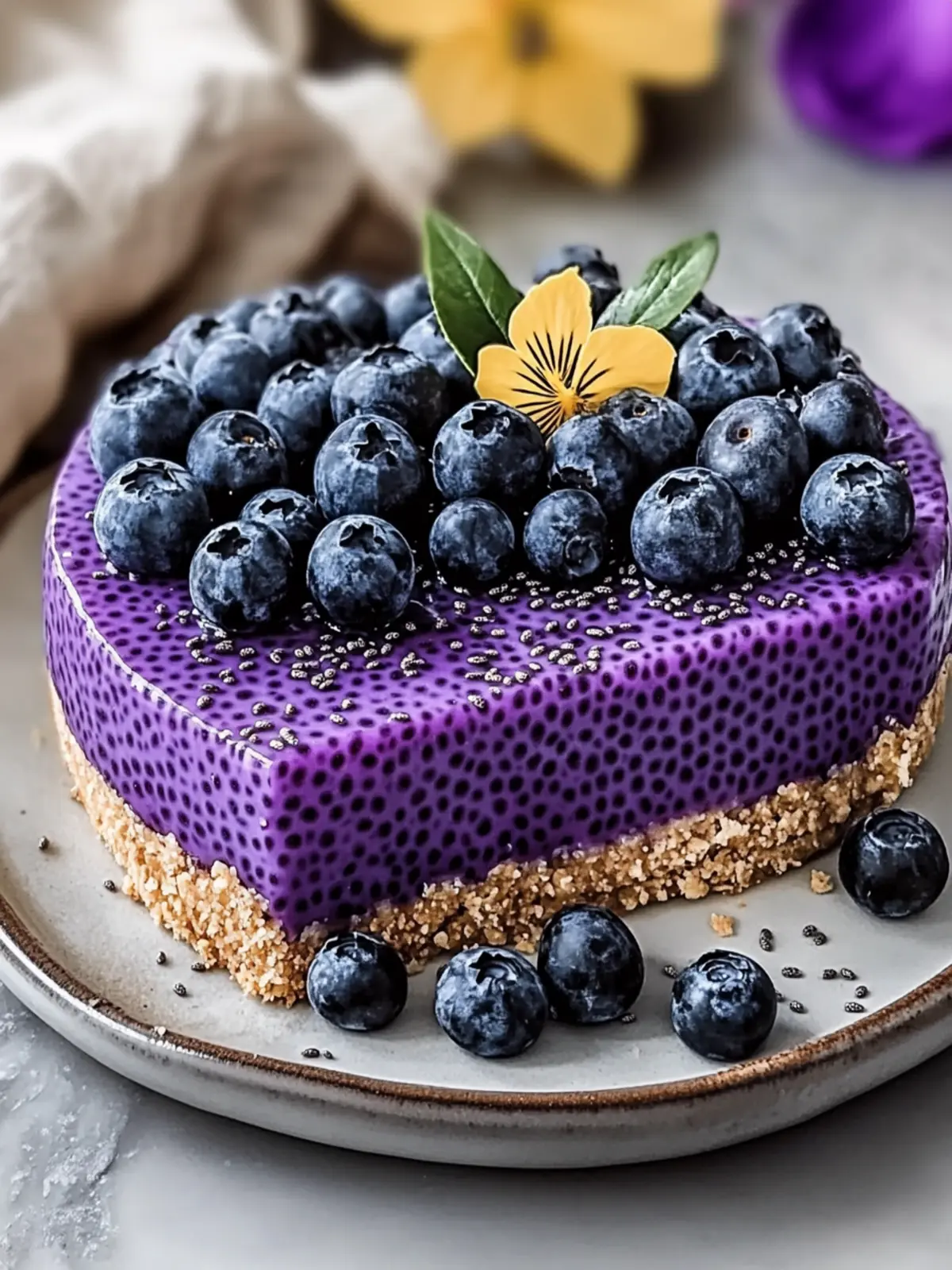 Delicious Blueberry Chia Seed Pie for Healthy Indulgence 3 Blueberry Chia Seed Pie