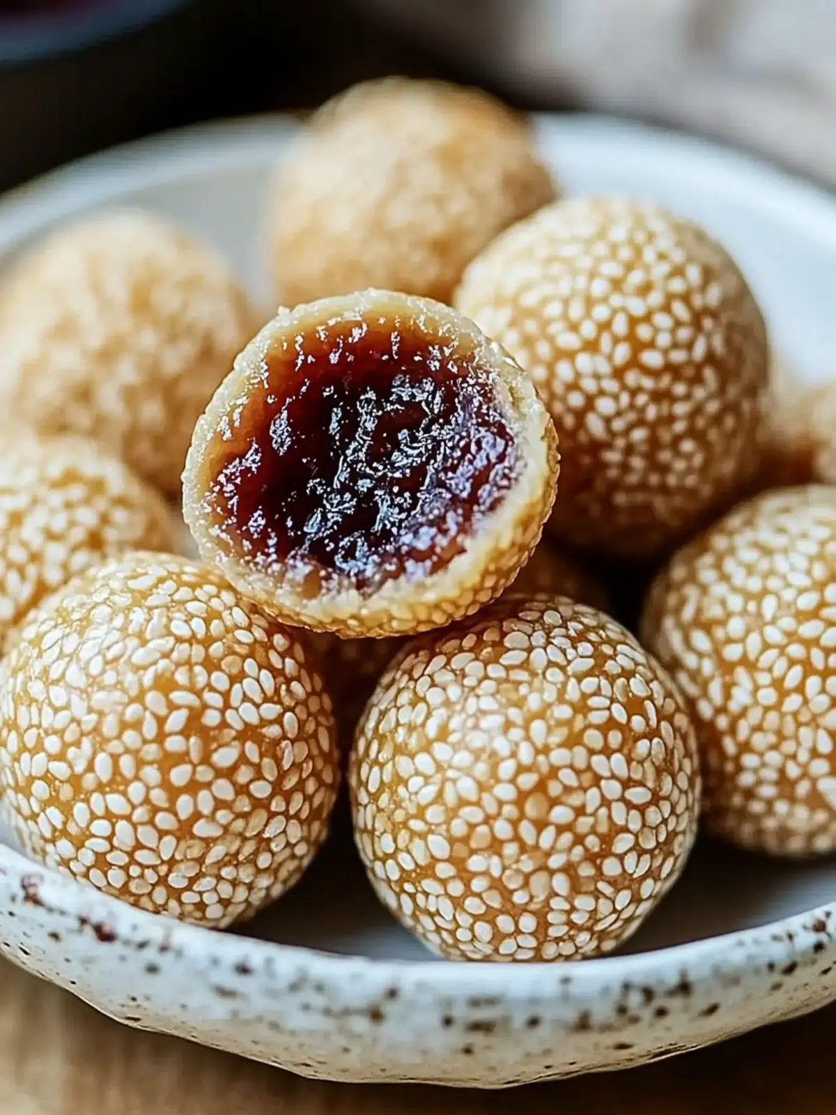 Crispy Golden Sesame Balls That Will Wow Your Taste Buds 2 Crispy Golden Sesame Balls