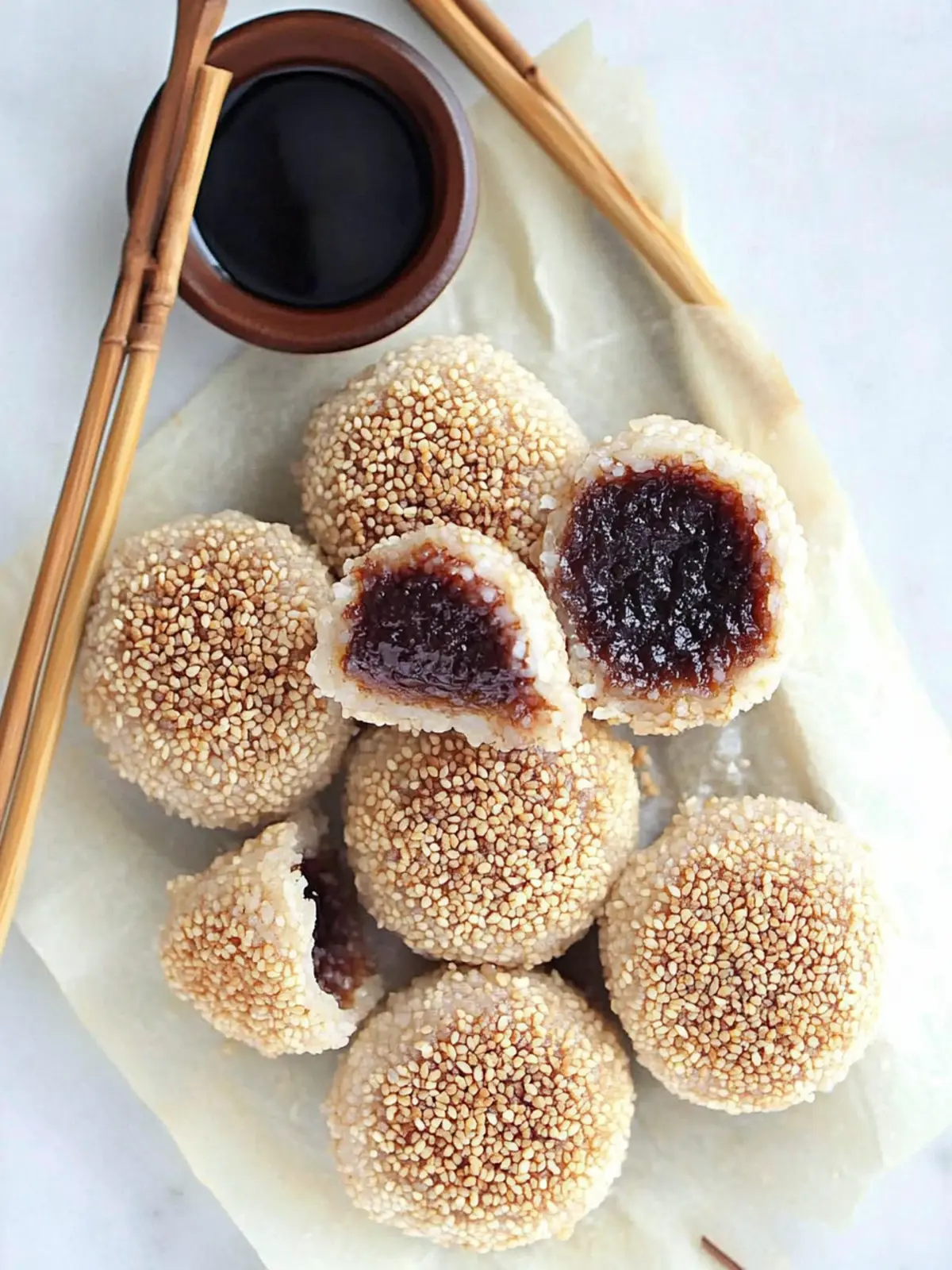 Delicious Sticky Rice Cake with Red Bean Paste Recipe to Savor 4 Sticky Rice Cake with Red Bean Paste