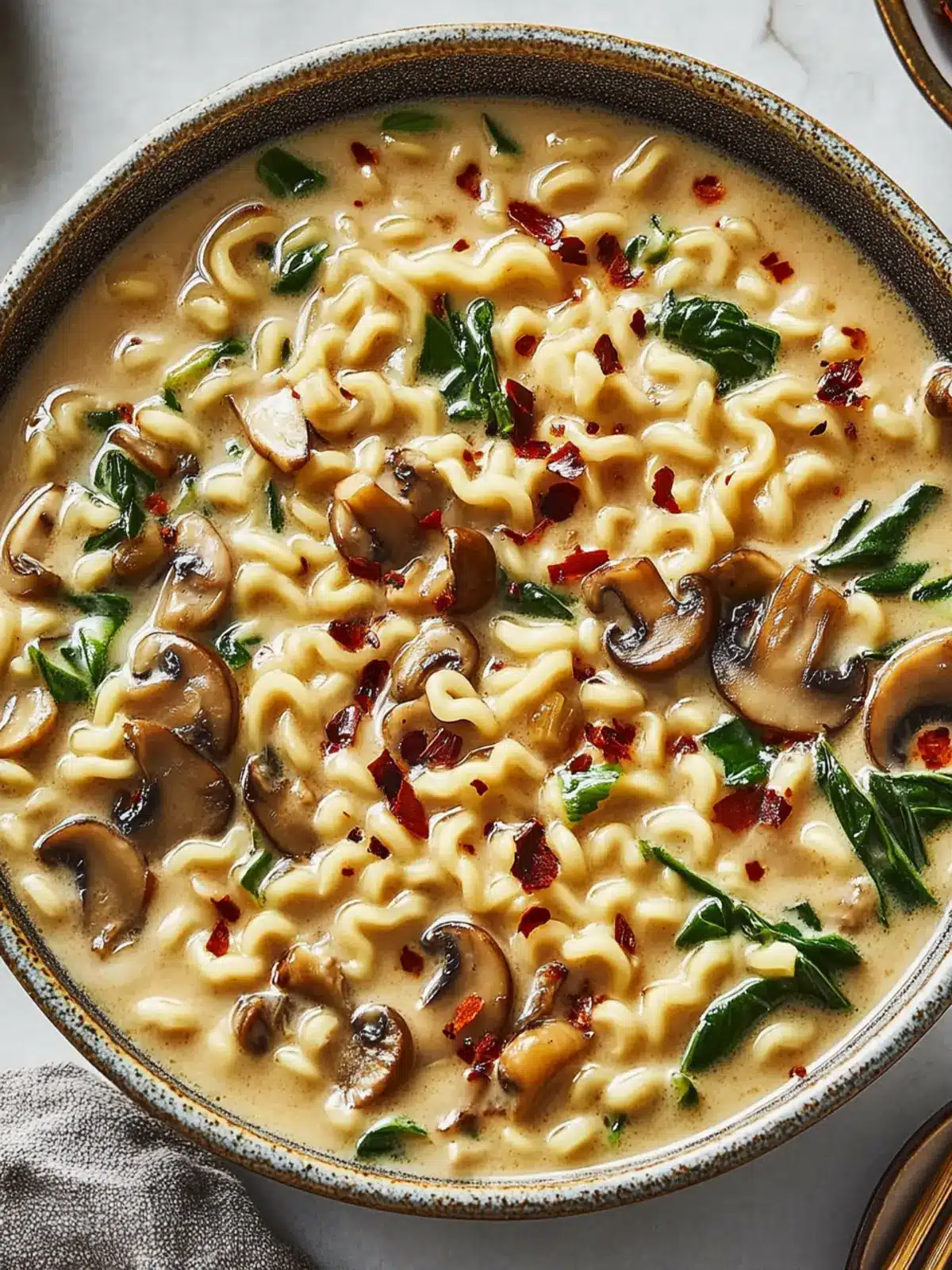 Irresistibly Creamy Mushroom Vegan Ramen in Just 15 Minutes 2 Creamy Mushroom Vegan Ramen