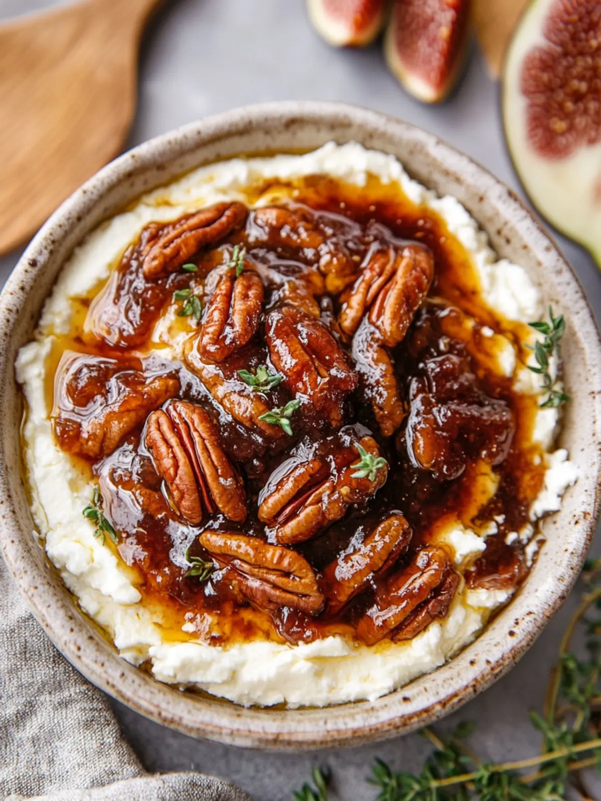 Irresistible Baked Feta Dip with Fig Jam and Pecans Delight 5 Baked Feta Dip with Fig Jam and Pecans