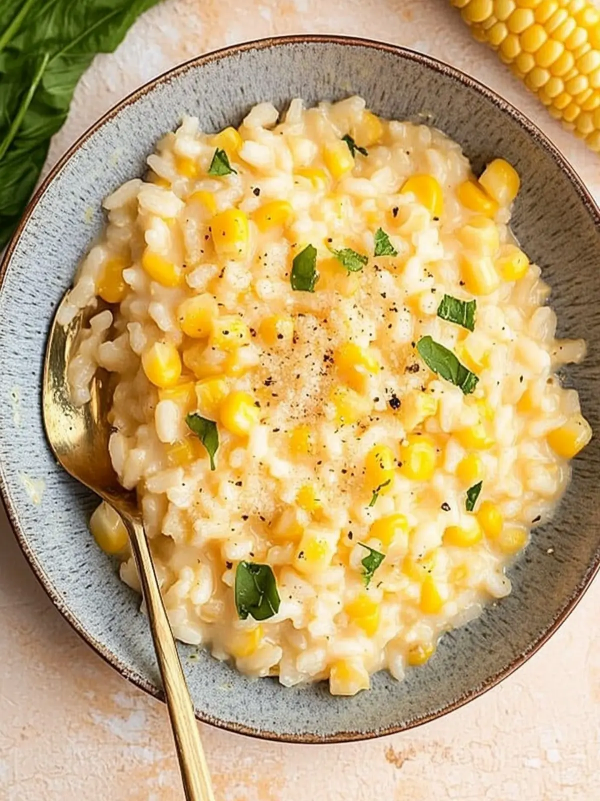 Sweet Corn Risotto: Creamy Delight for Homemade Comfort 2 Sweet Corn Risotto