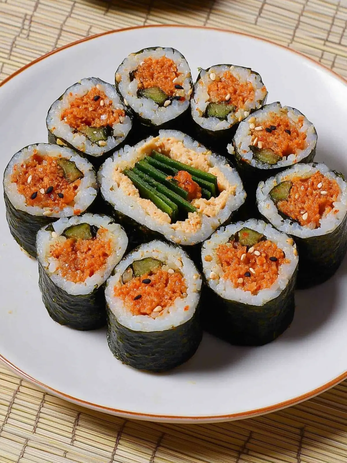 Savor Homemade Korean Spicy Tuna Kimbap in Minutes 4 Korean Spicy Tuna Kimbap