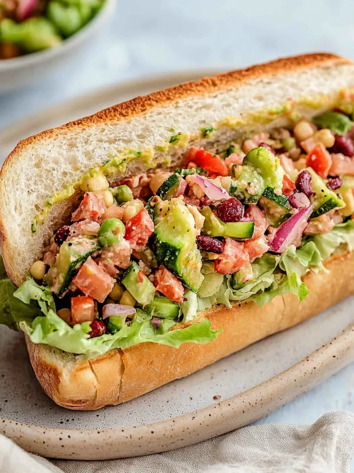 Chopped Veggie Sandwich Delight: Bold Flavors in Every Bite 2 Chopped Veggie Sandwich