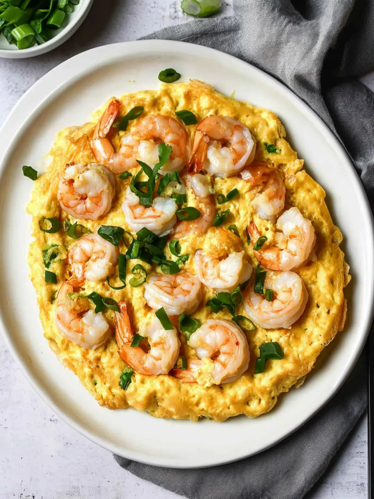 Delicious Chinese Shrimp Omelette in Just 10 Minutes 4 Chinese Shrimp Omelette