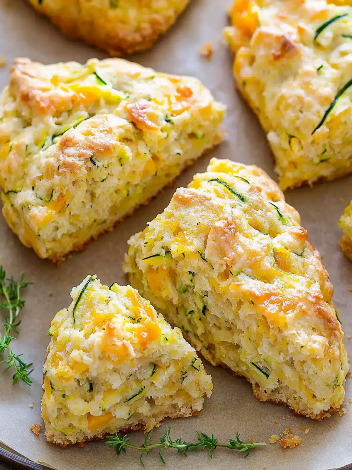 Savory Zucchini Cheddar Scones: Your New Favorite Snack 2 Zucchini Cheddar Scones