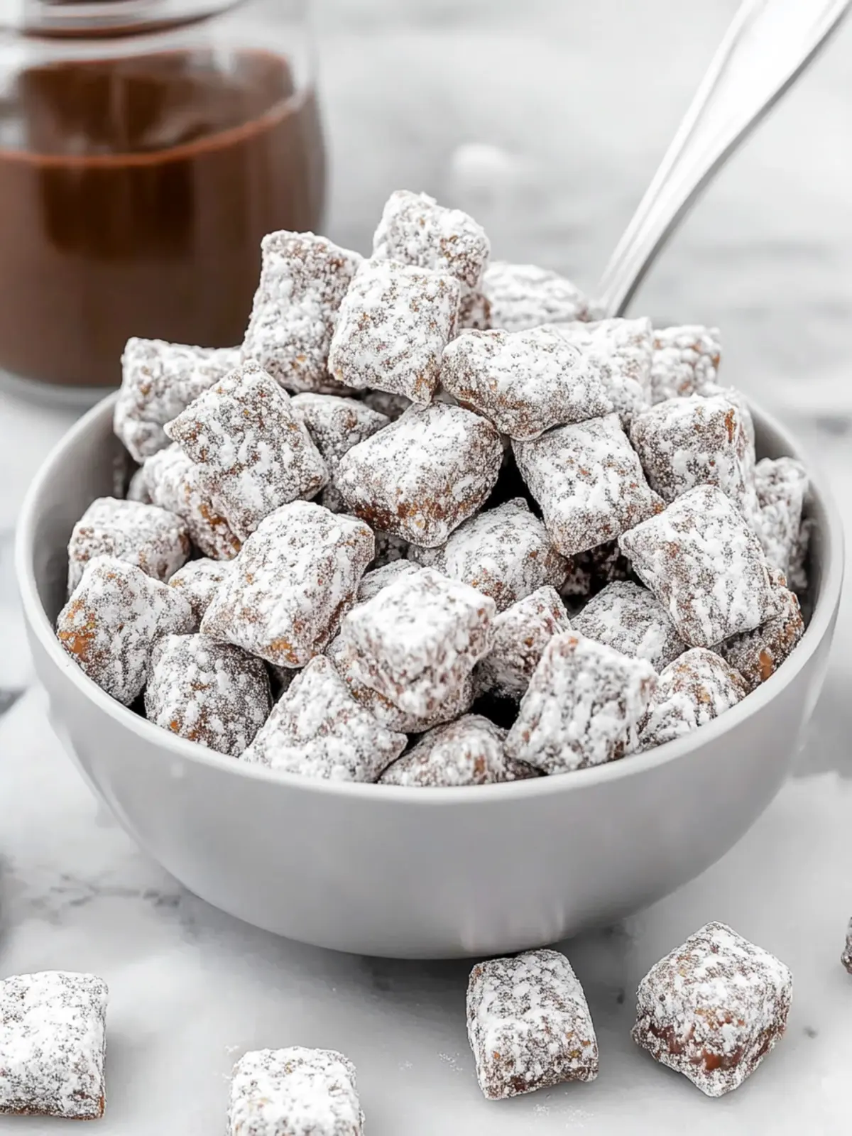 Nutella Puppy Chow Bliss: A Sweet Snack You’ll Love 2 Nutella Puppy Chow