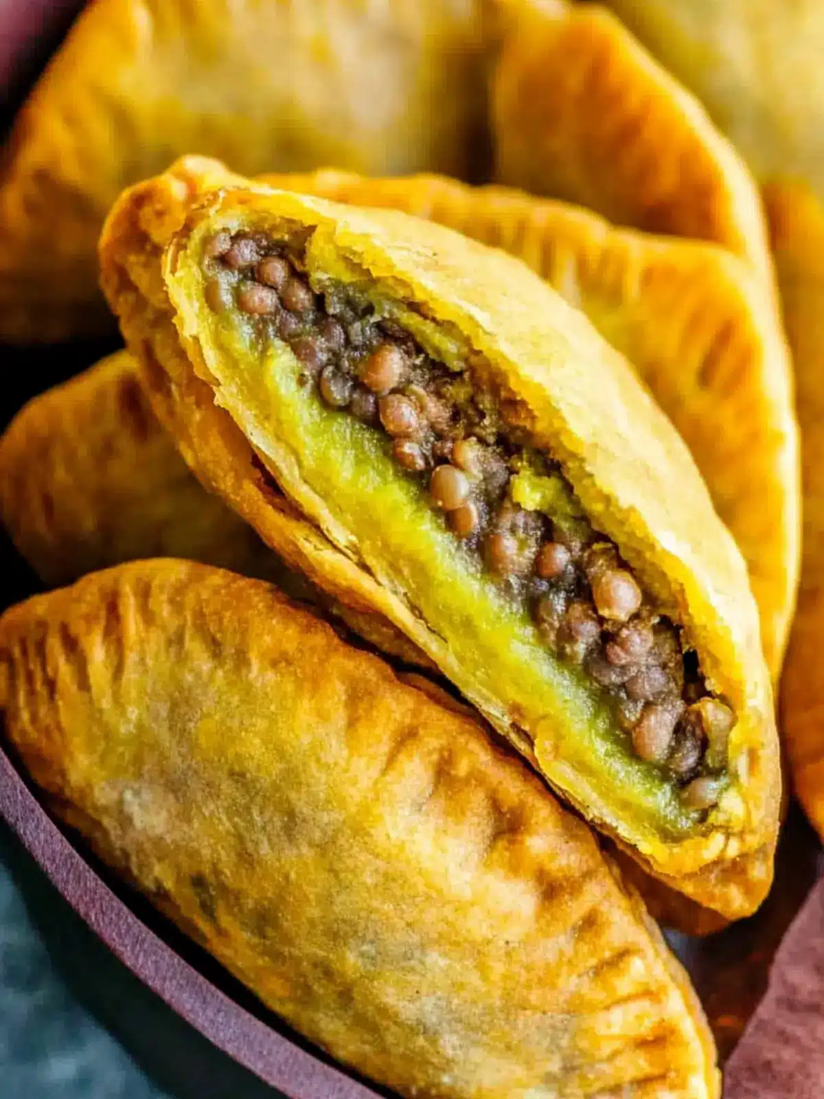 Delicious Jamaican Lentil Patties: A Home-Cooked Delight 2 Jamaican Lentil Patties