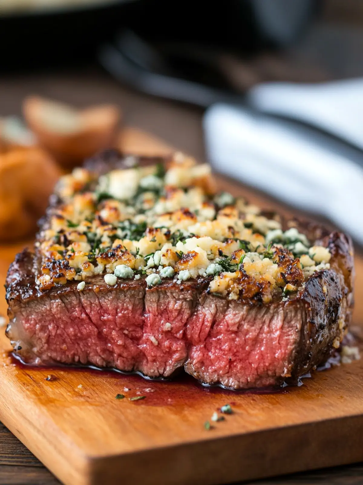 Savor Every Bite of Blue Cheese Crusted Steak Delight 3 Blue Cheese Crusted Steak